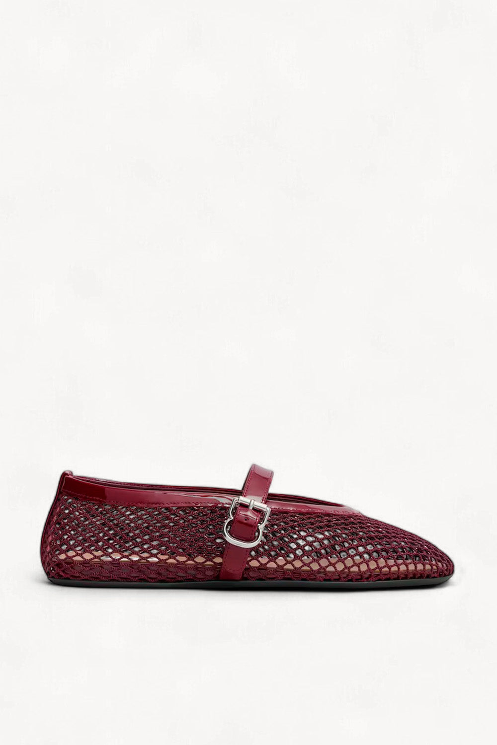 Ballet Flats In Fishnet