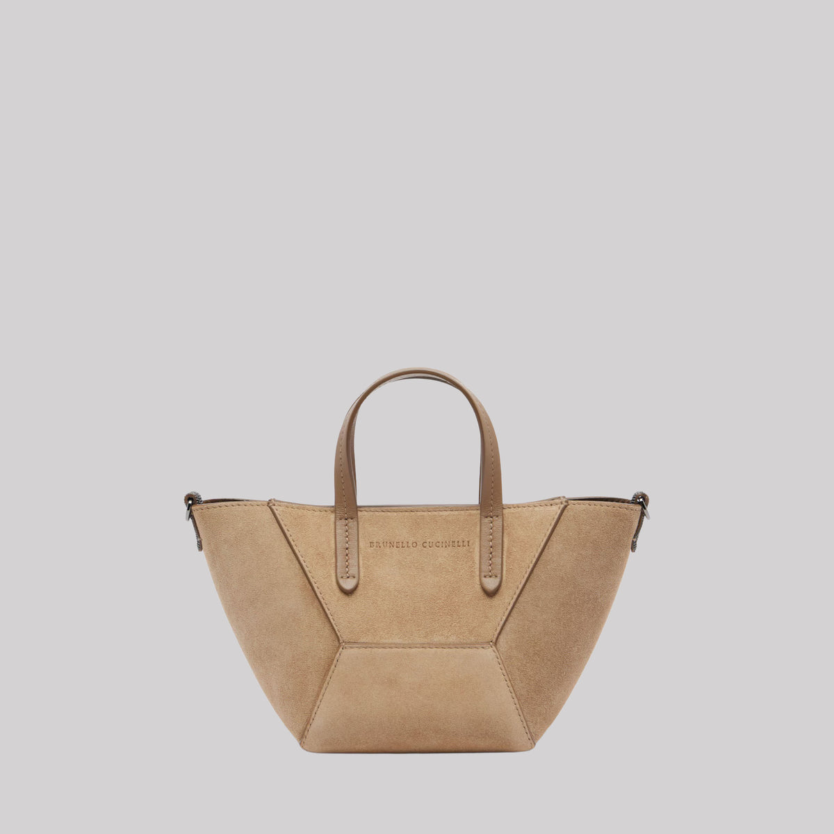 BC Duo Mini Bag In Suede With Monili