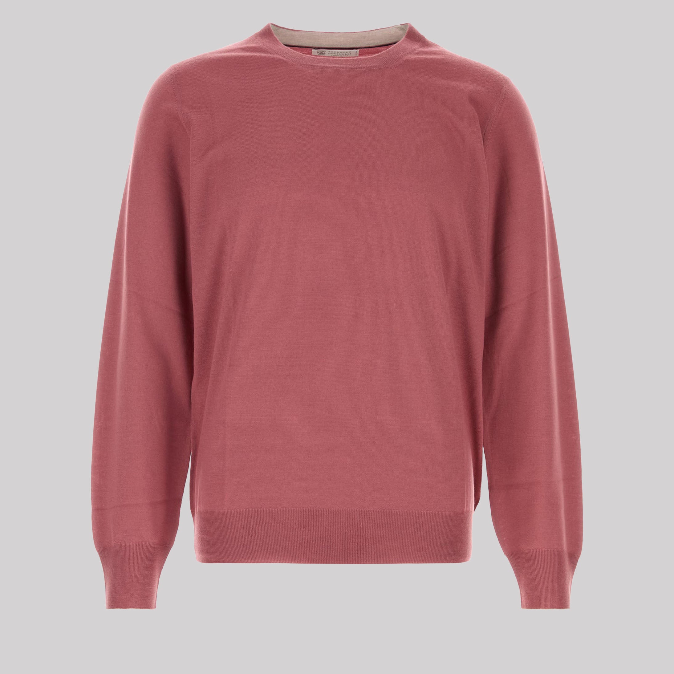 Dark Pink Wool Blend Sweater
