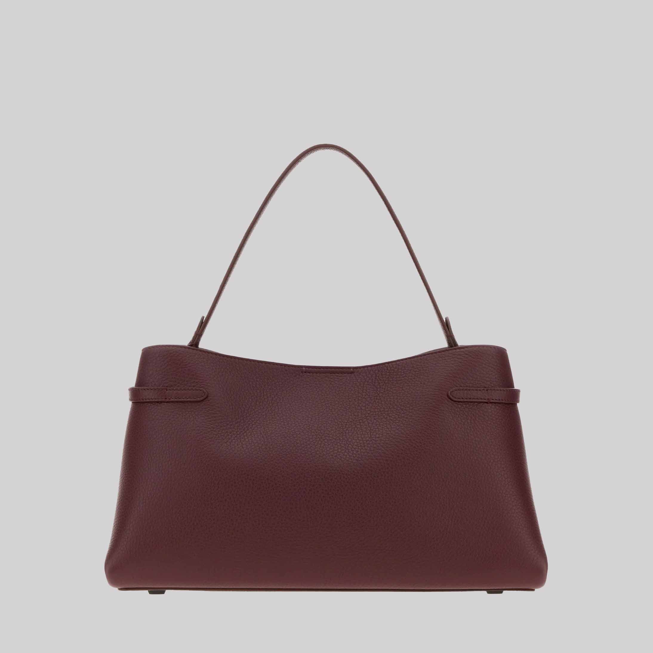 Grape Leather Handbag