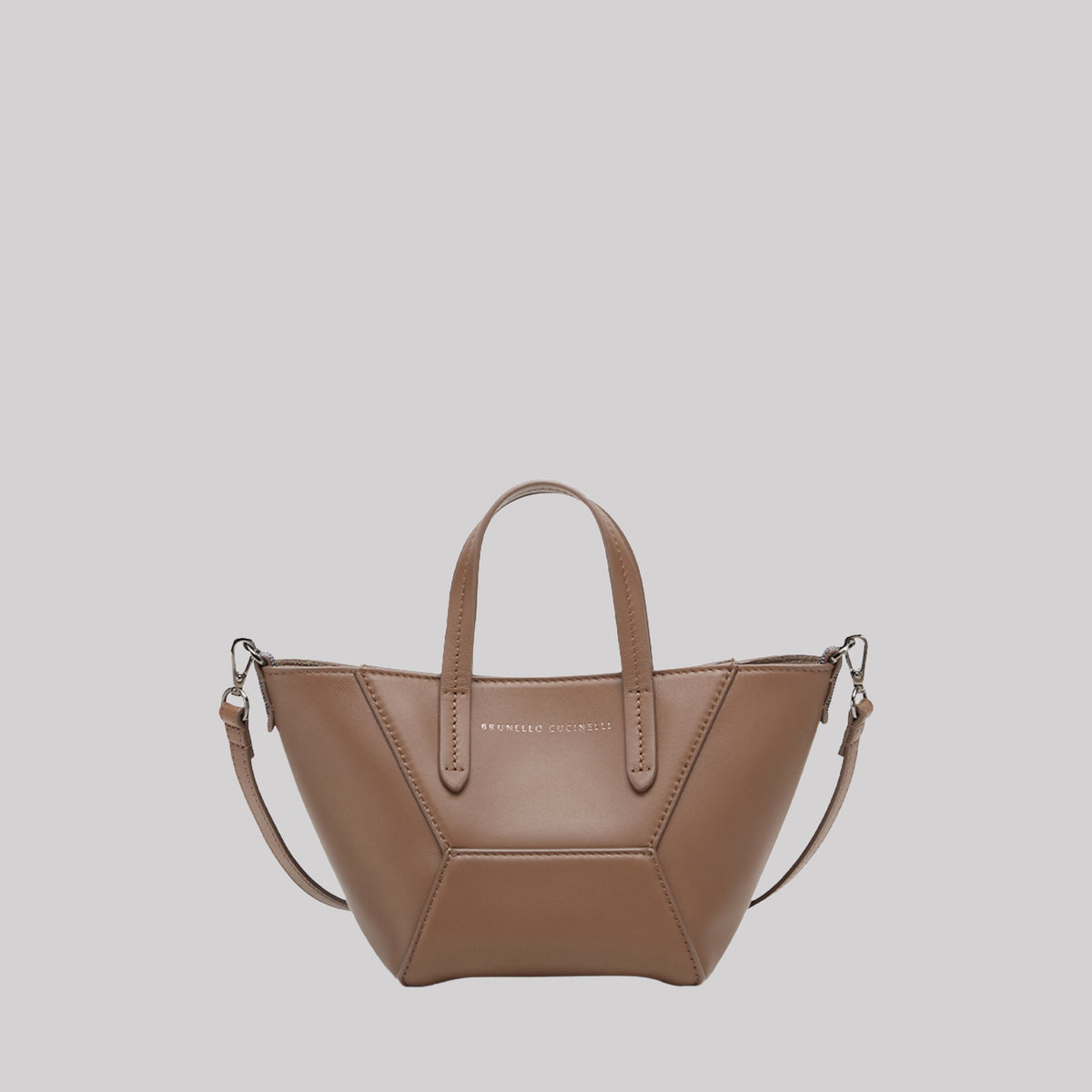 Mini Calfskin BC Duo Tote Bag