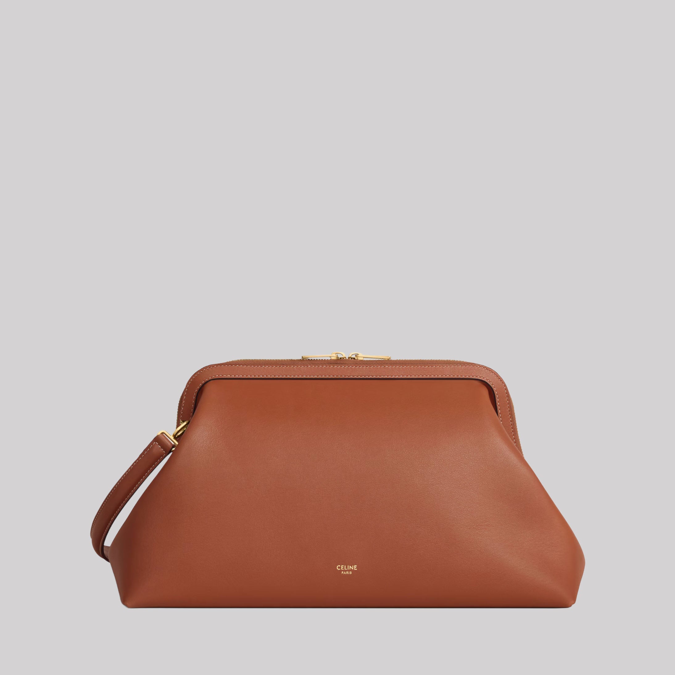 Doctor's Pouch In Supple Natural Calfskin