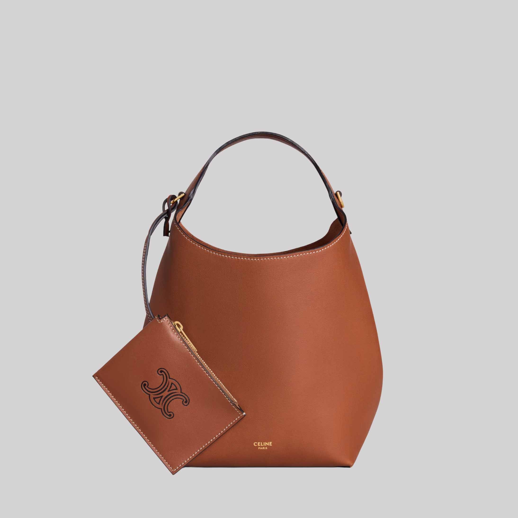 Small Hobo In Supple Smooth Calfskin
