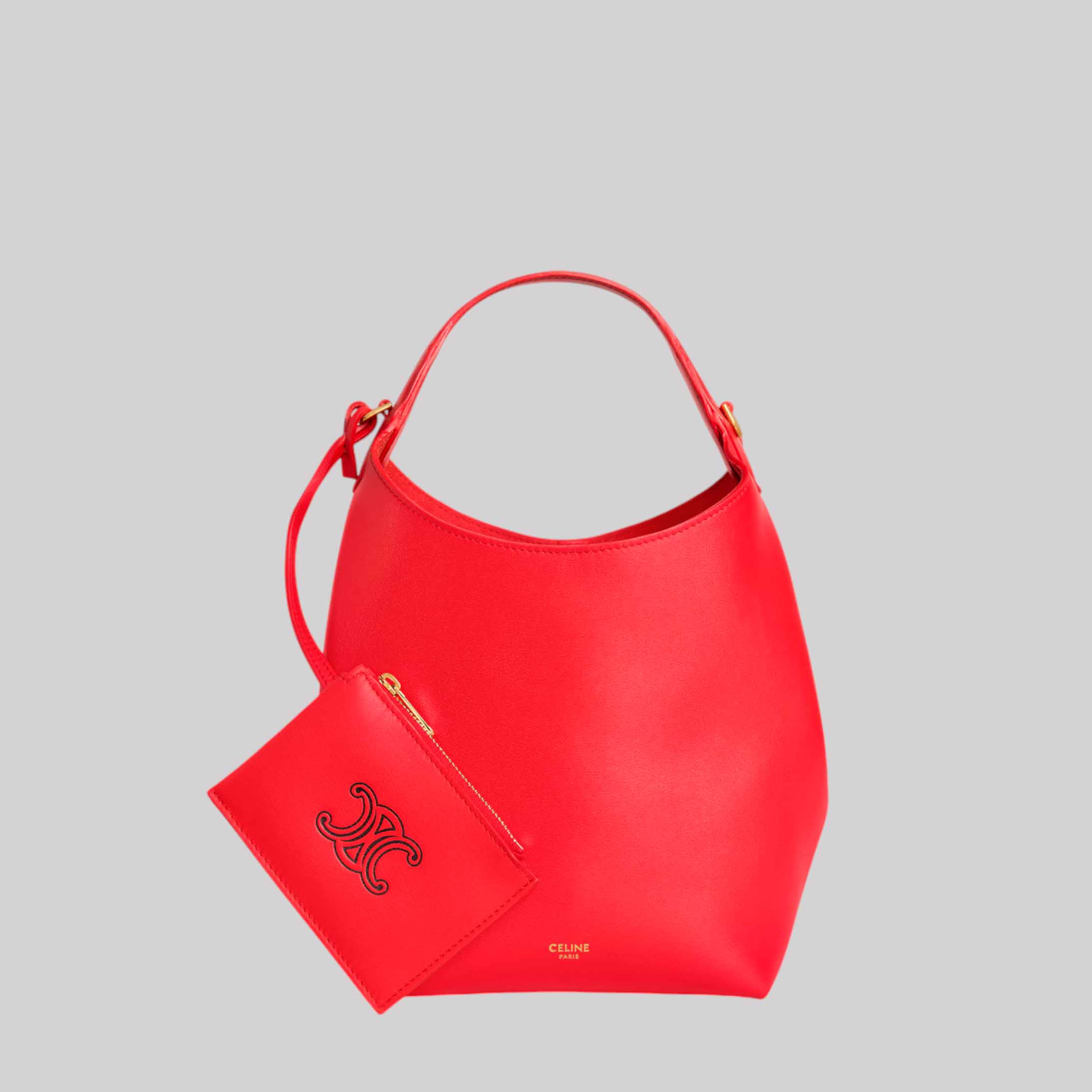 Small Hobo In Supple Smooth Calfskin