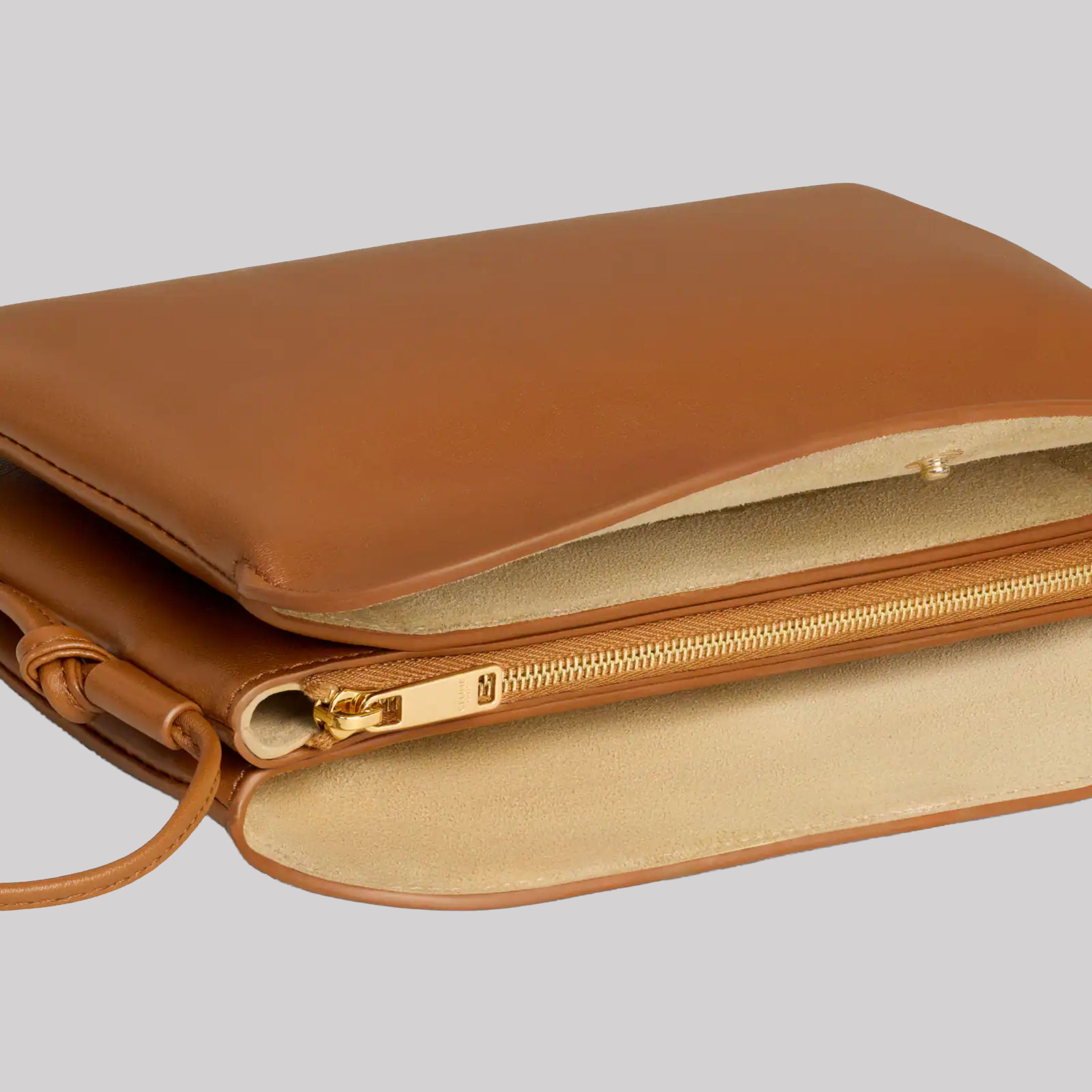 Trio Flap In Smooth Lambskin