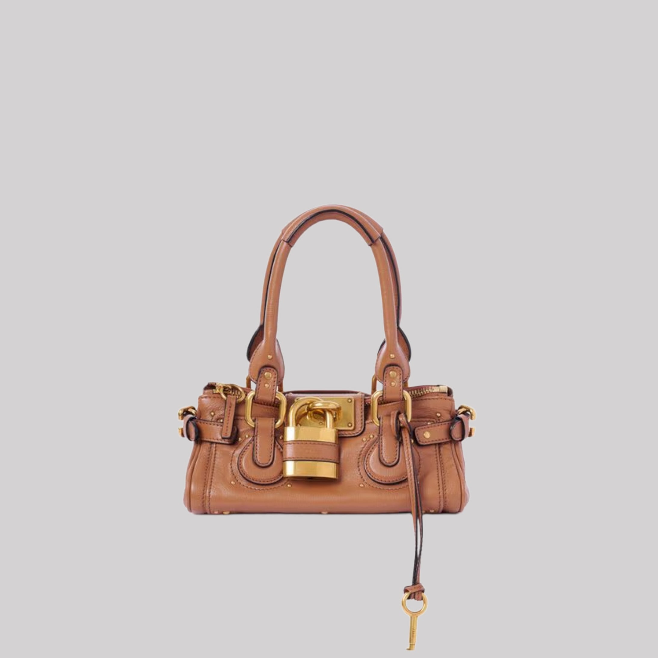 Small Paddington Bag In Grained Leather