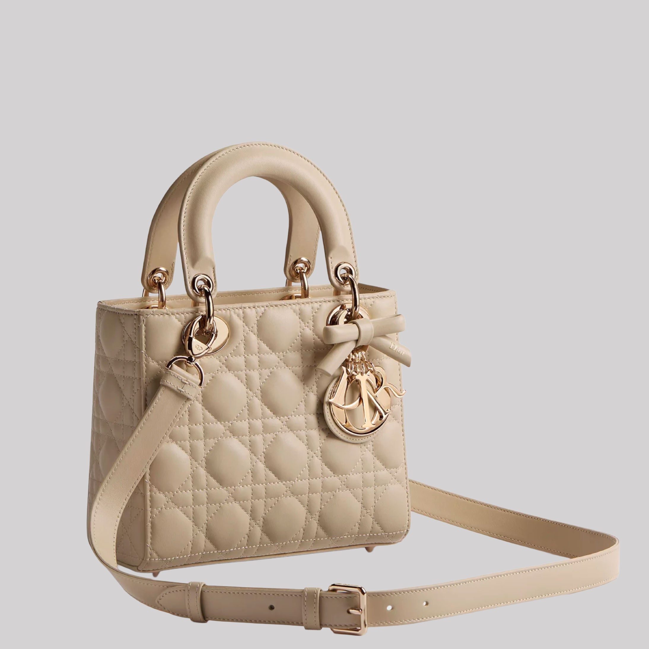Small Lady Dior Bag With Strap