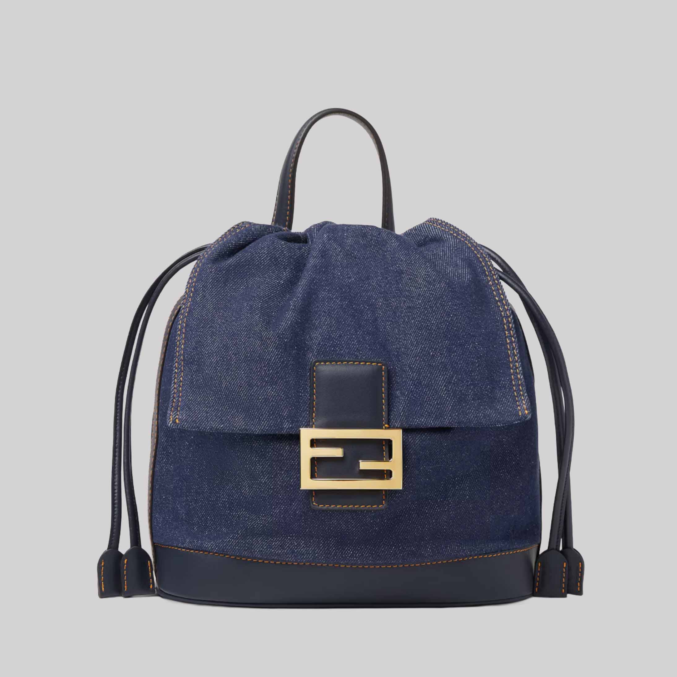 Backpack Dark blue Denim