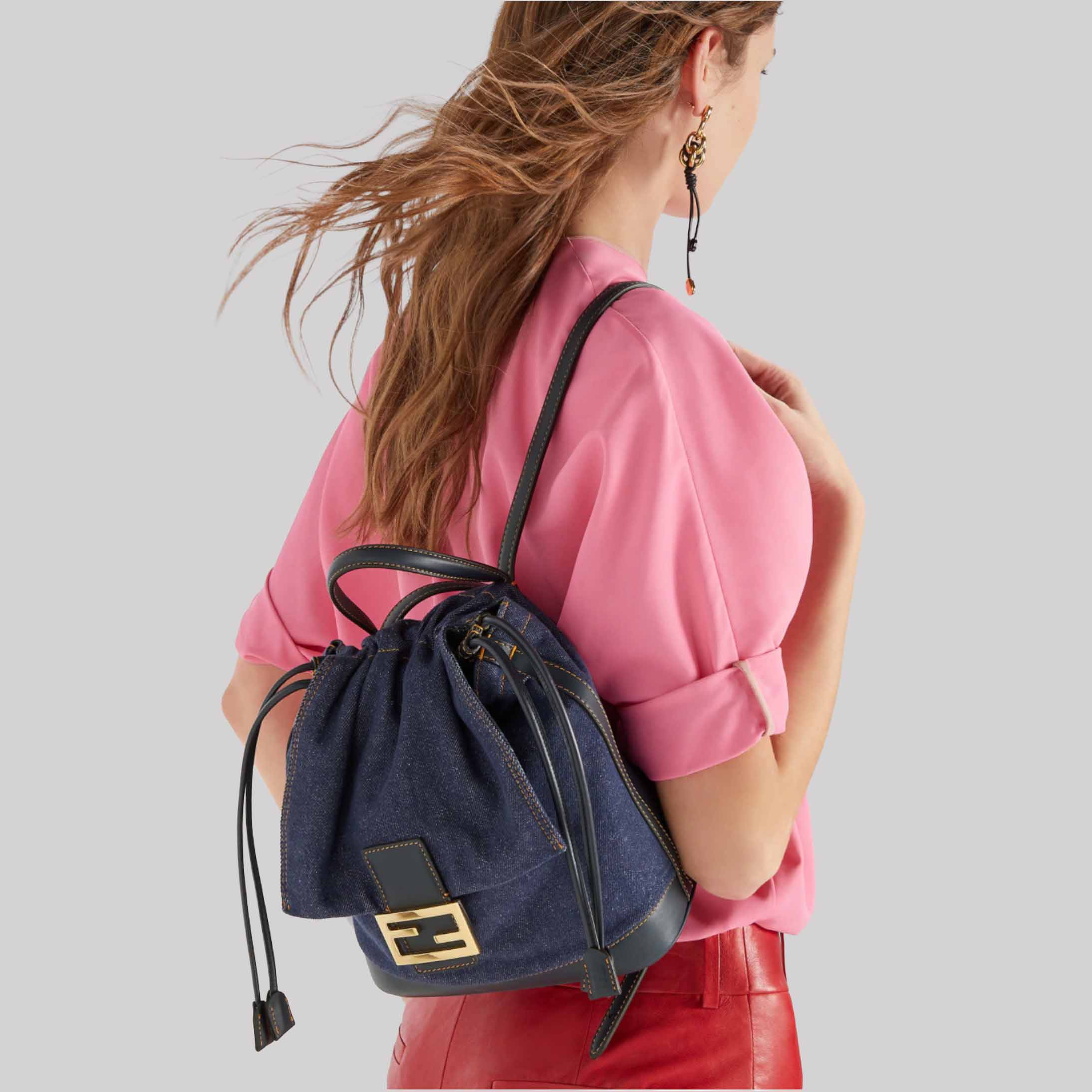 Backpack Dark blue Denim