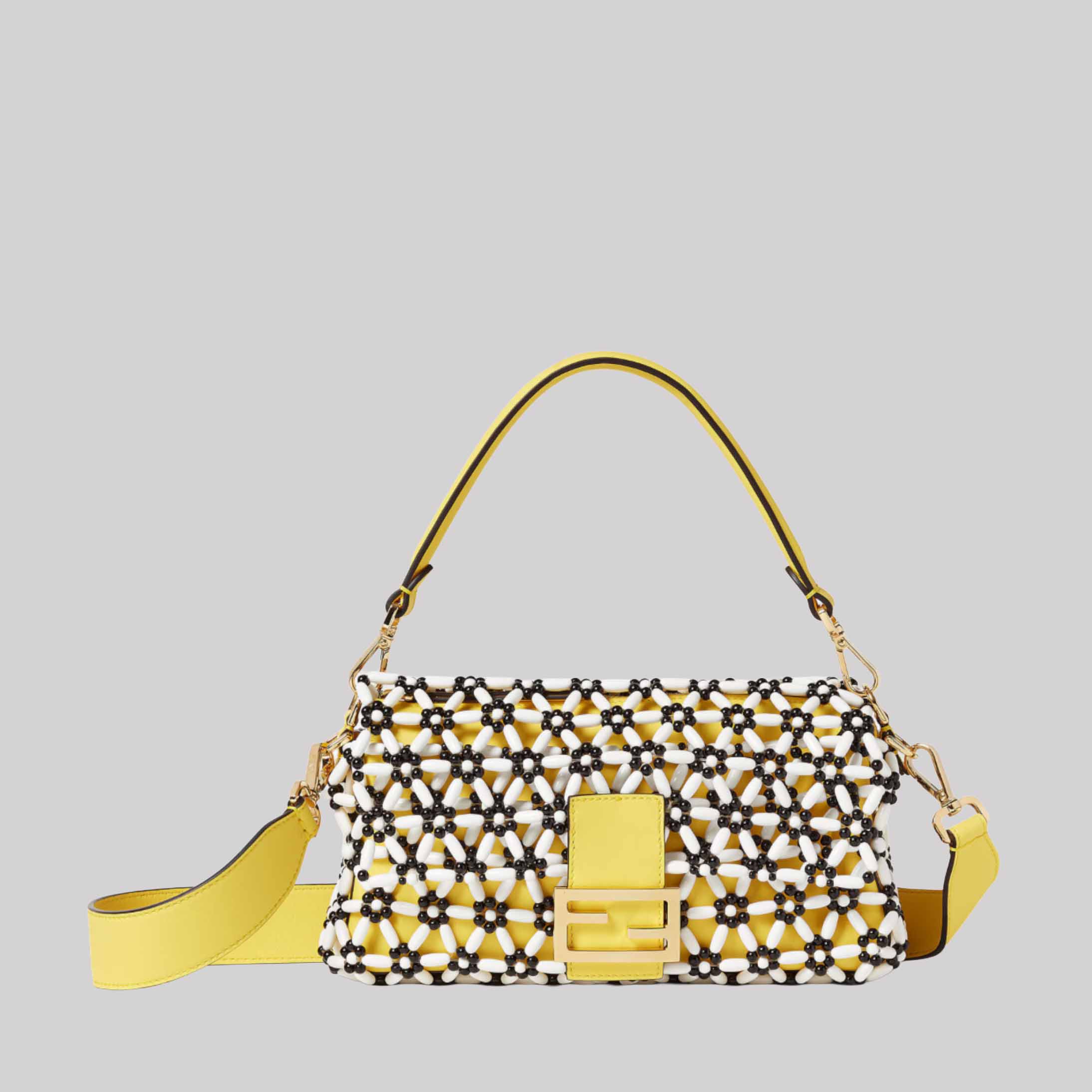 Baguette® Beaded And Leather Bag