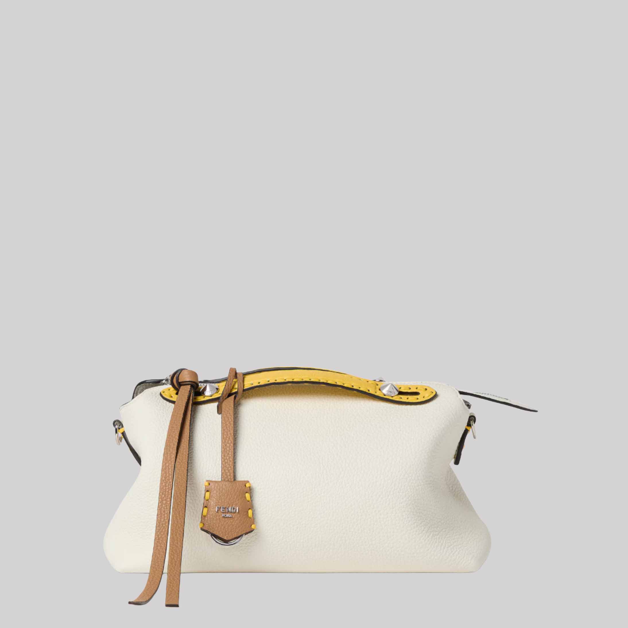 By The Way Selleria Medium Multicolor Selleria Bag With 192 Hand-Sewn Topstitches