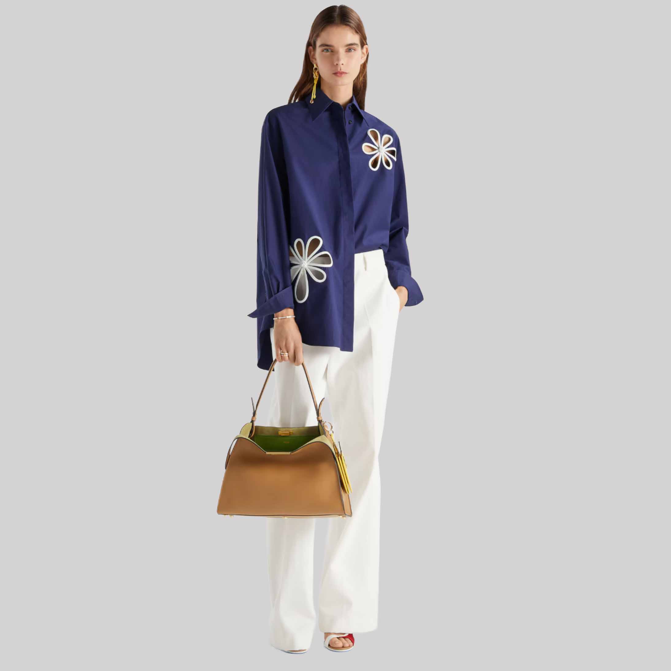 Shirt Dark Blue Poplin