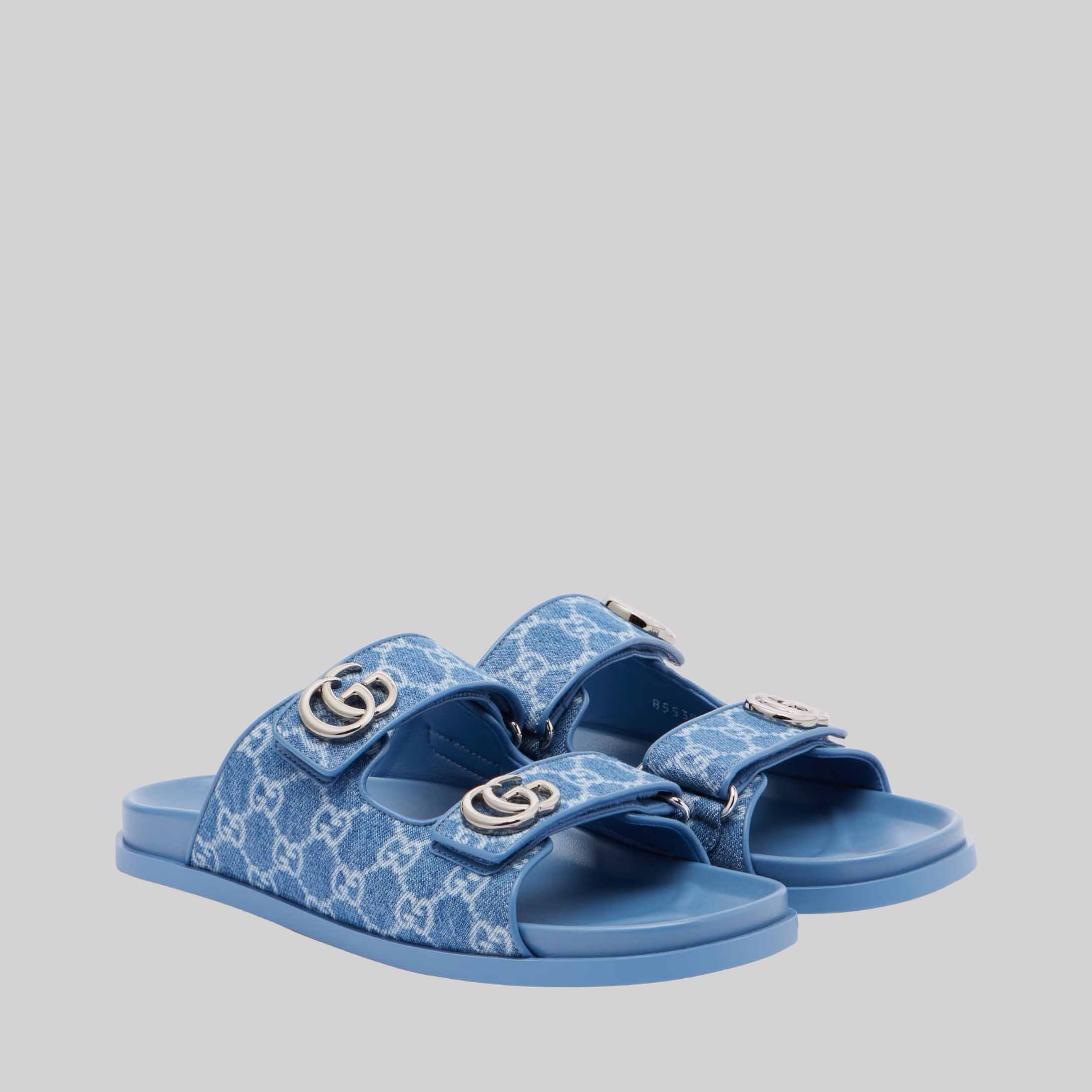 GG Denim Sandals