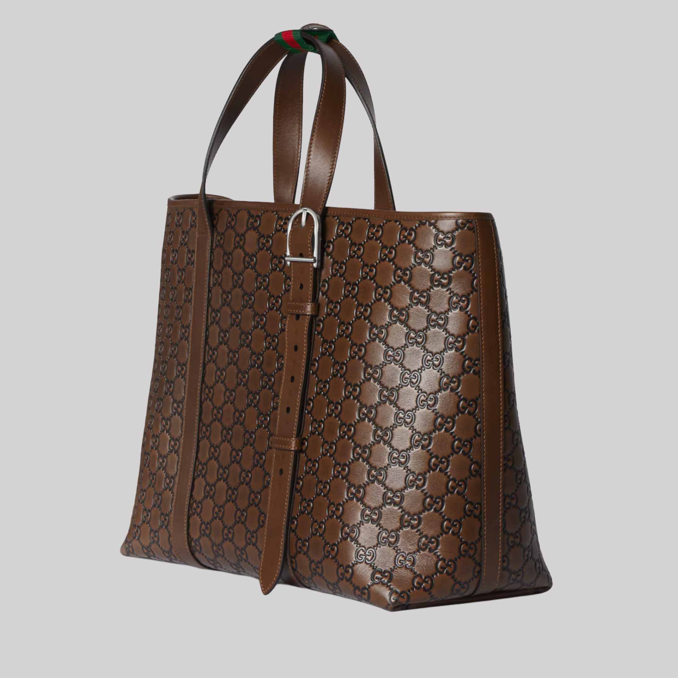 GG Emblem Large Tote Bag