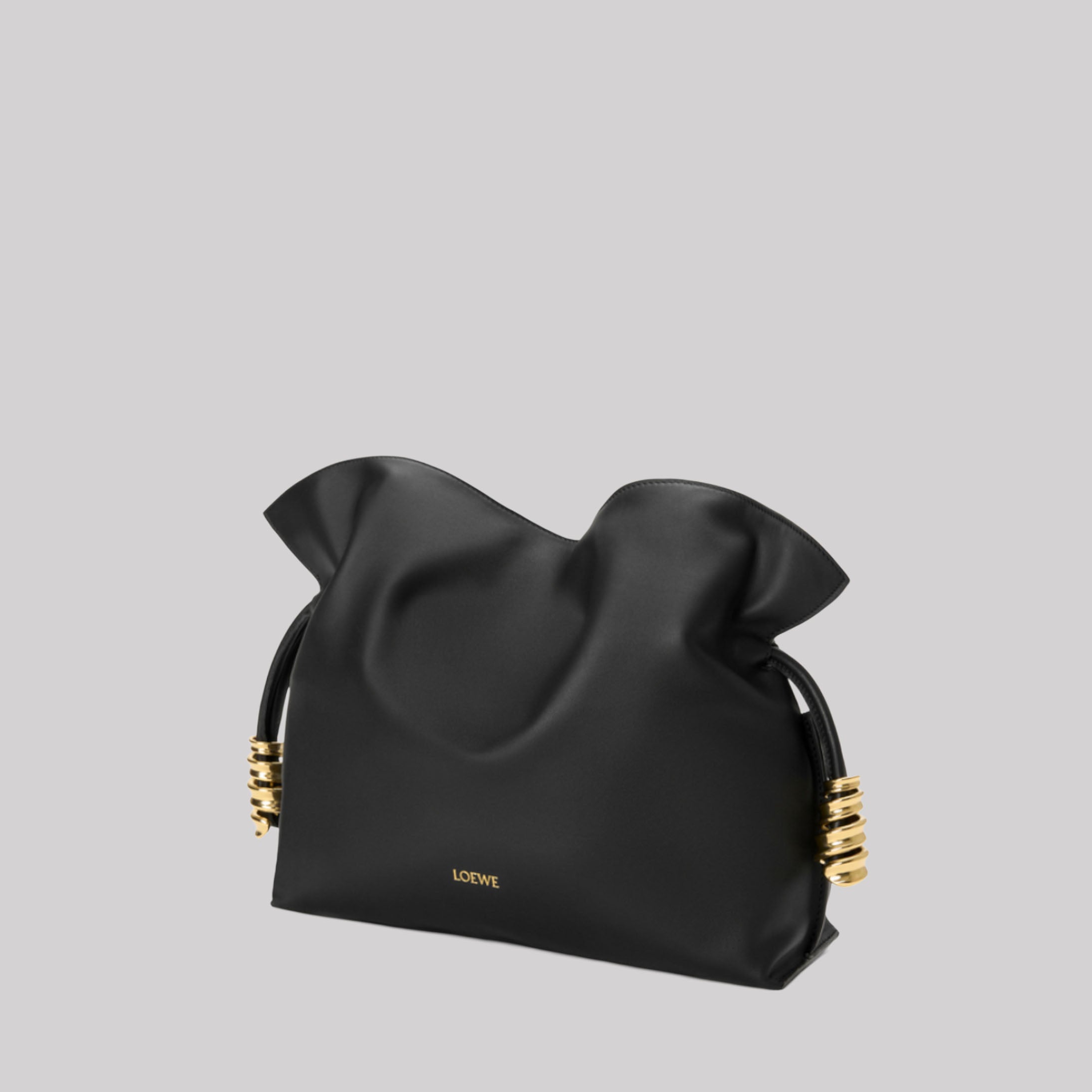Medium Coil Flamenco Clutch In Nappa Calfskin
