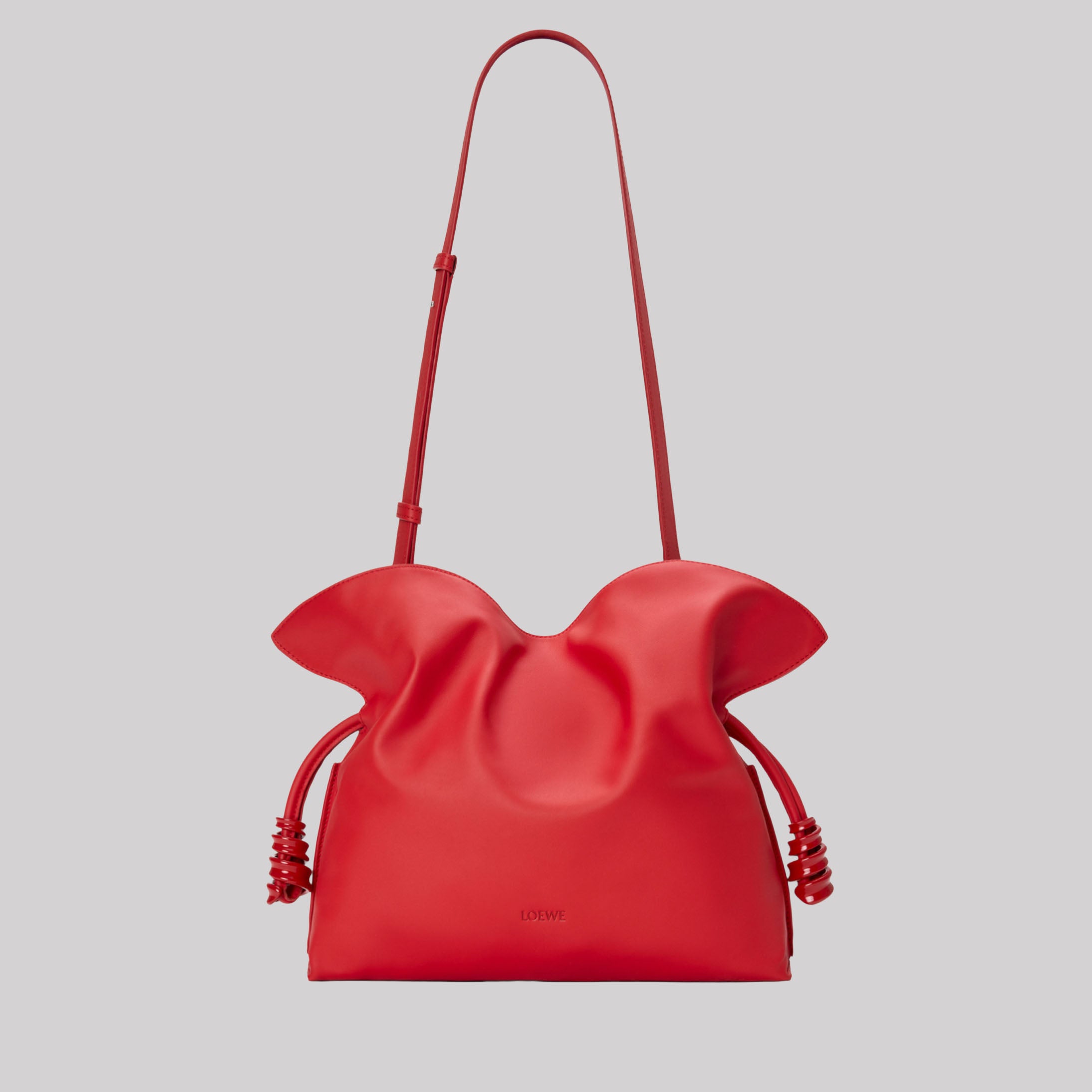 Medium Coil Flamenco Clutch In Nappa Calfskin