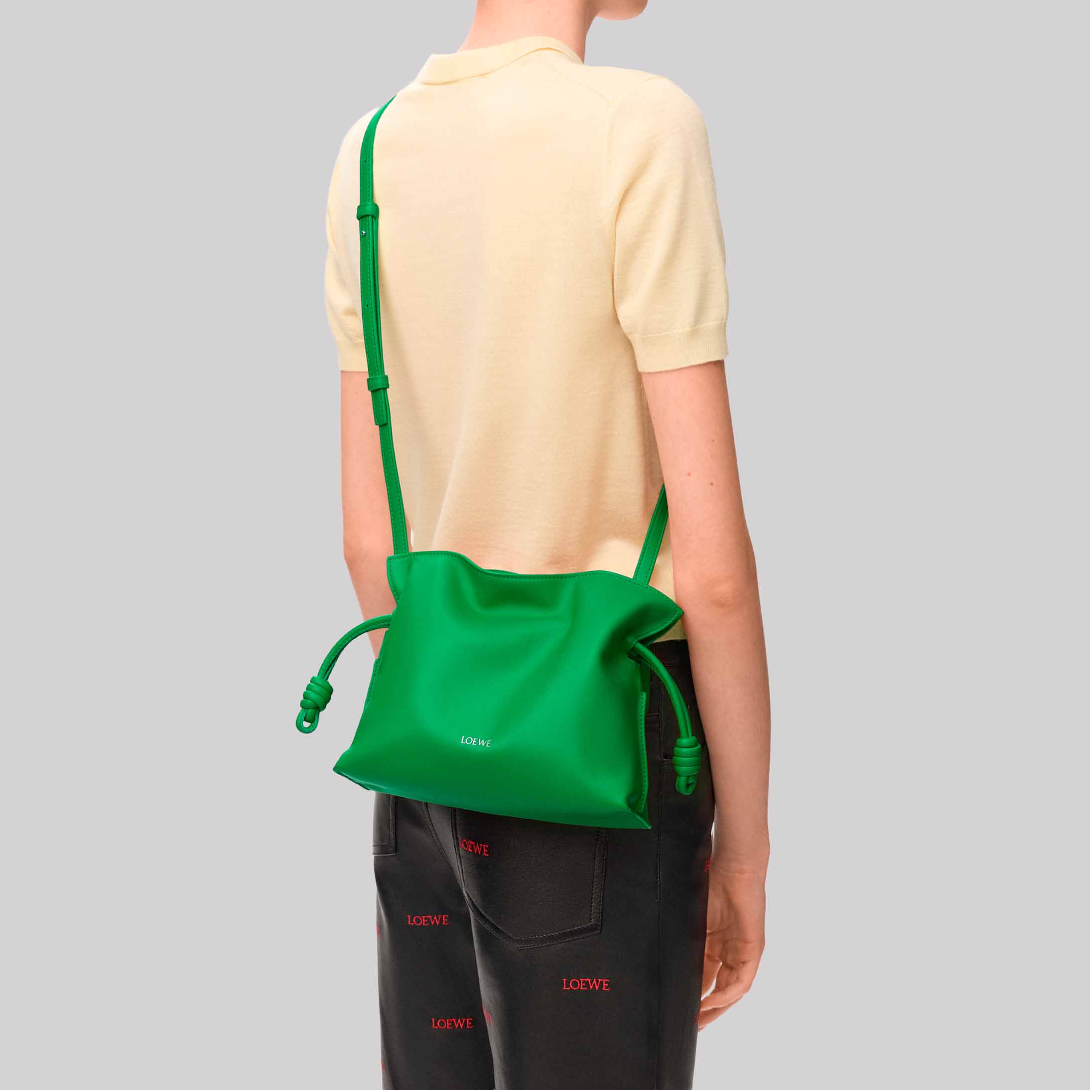 Mini Flamenco Clutch In Nappa Calfskin