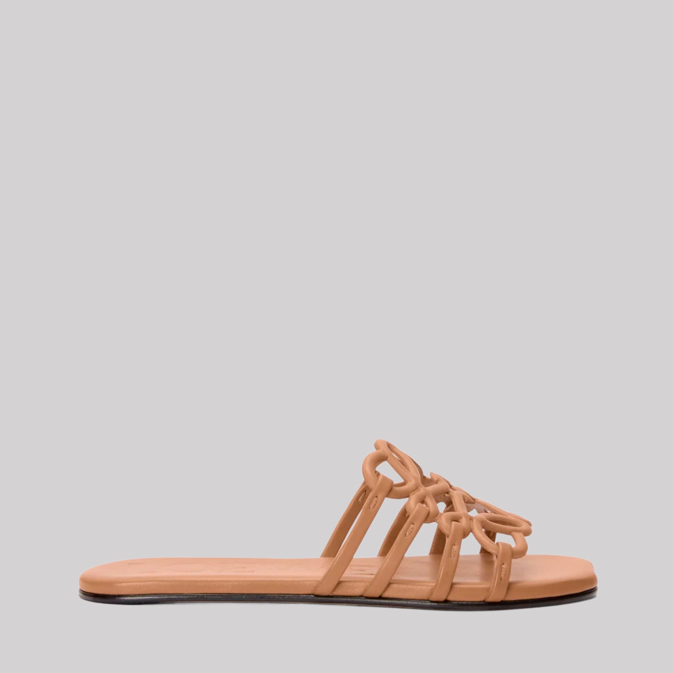Petal Anagram Slide In Calfskin