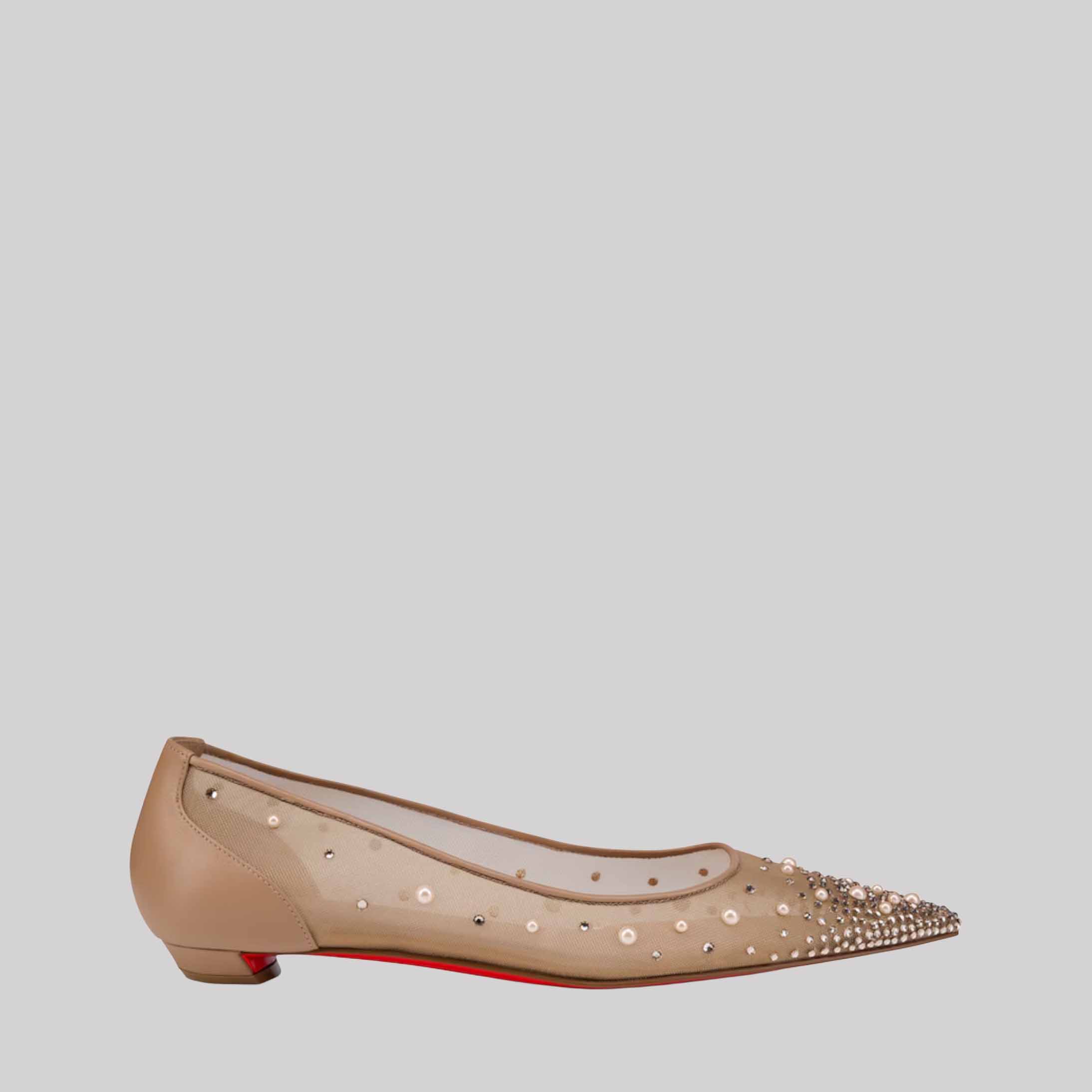 Miss Z Degrastrassina Embellished Ballet Flats