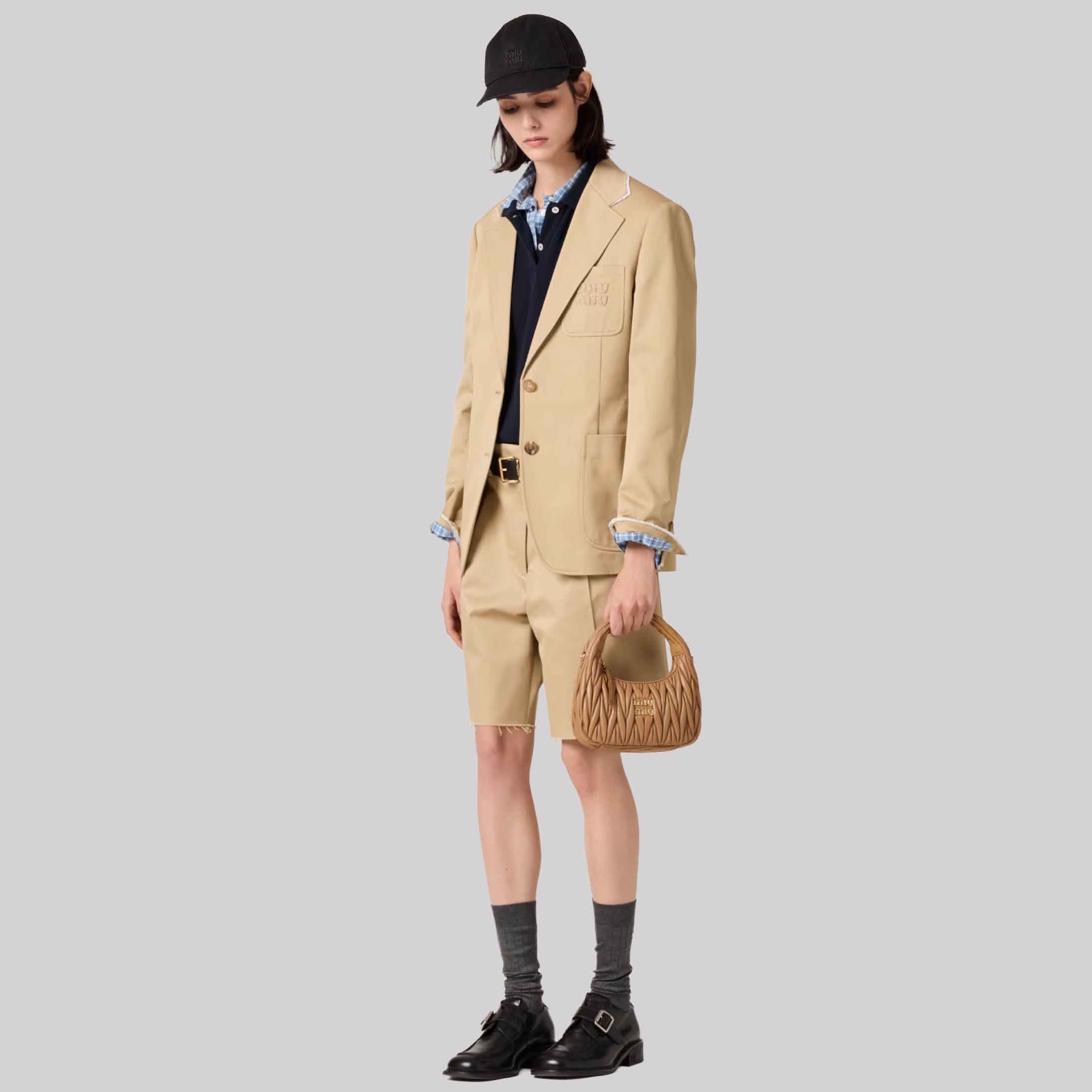 Wander Matelassé Nappa Leather Hobo Bag