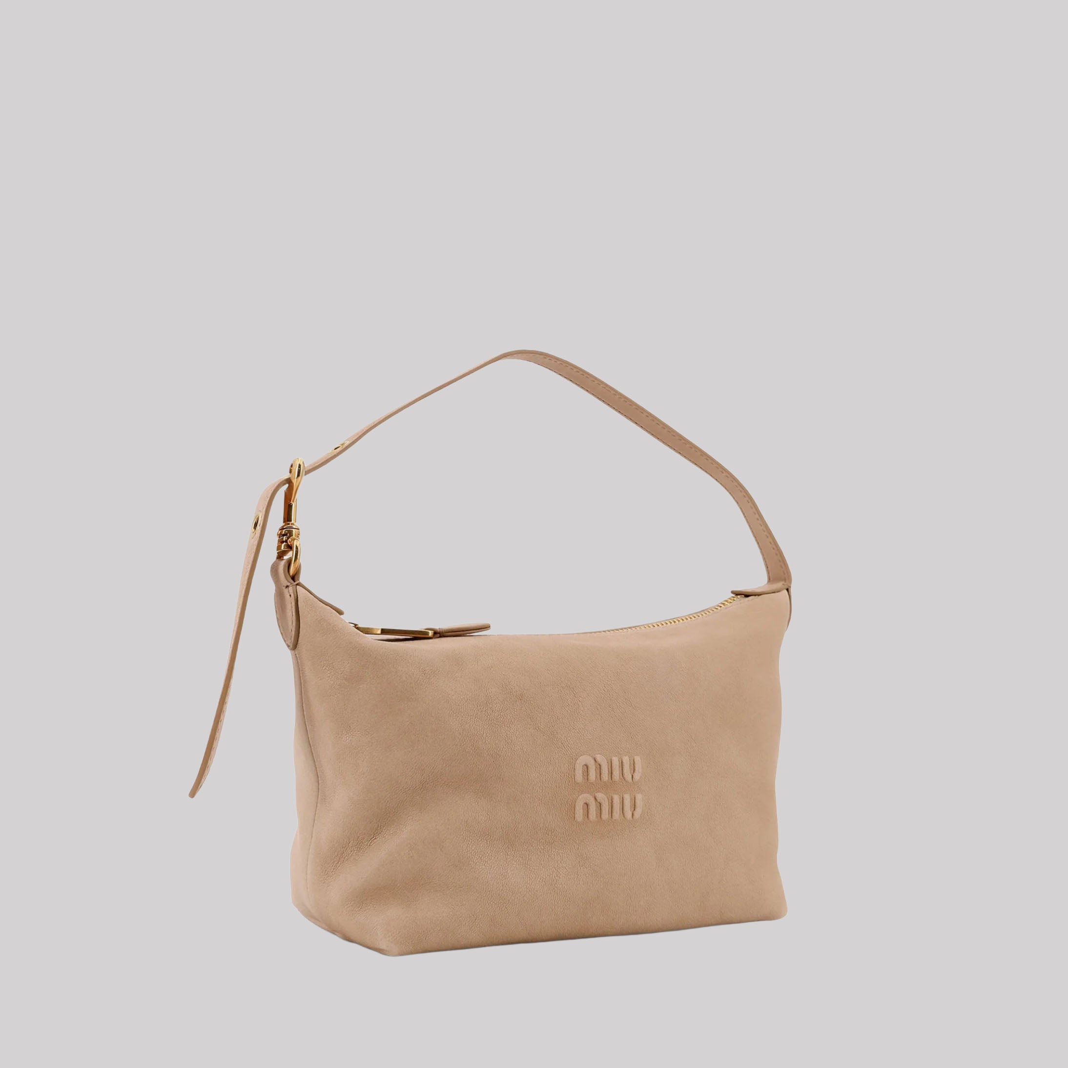 Leather Pouch Handbag