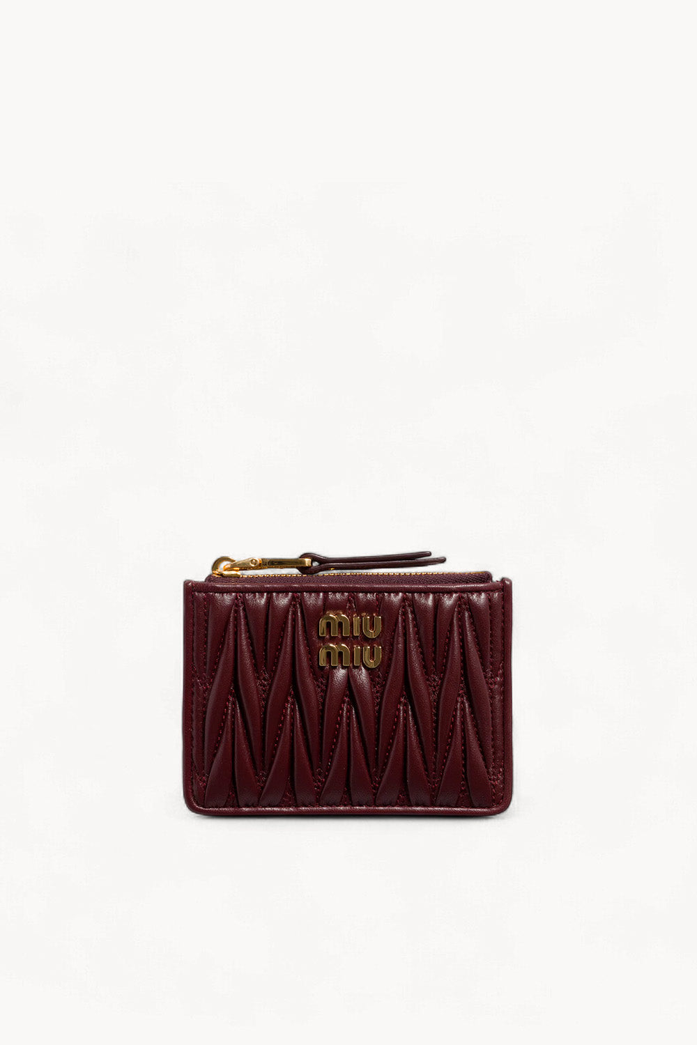Matelassé Nappa Leather Card Holder
