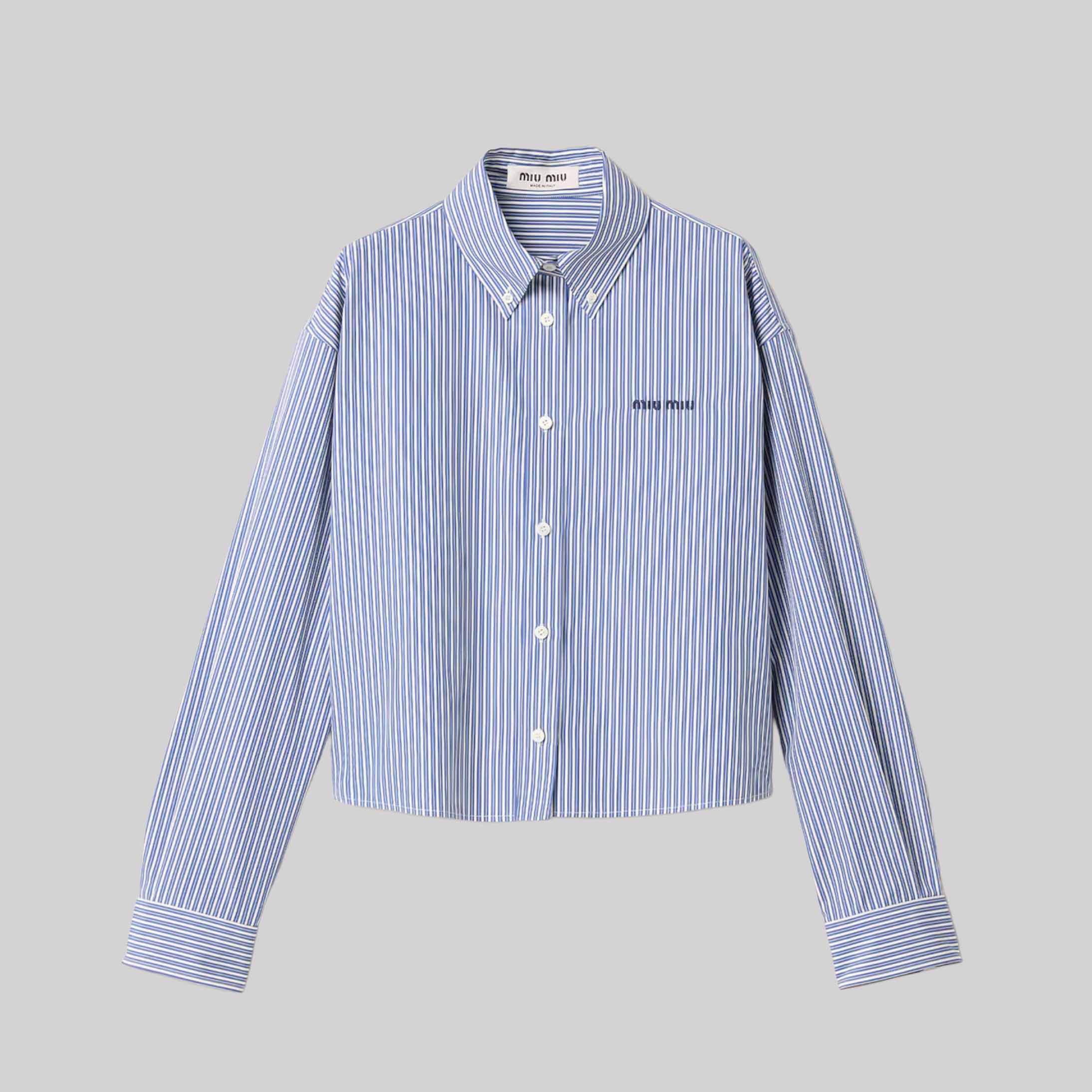 Micro Pinstripe Poplin Shirt