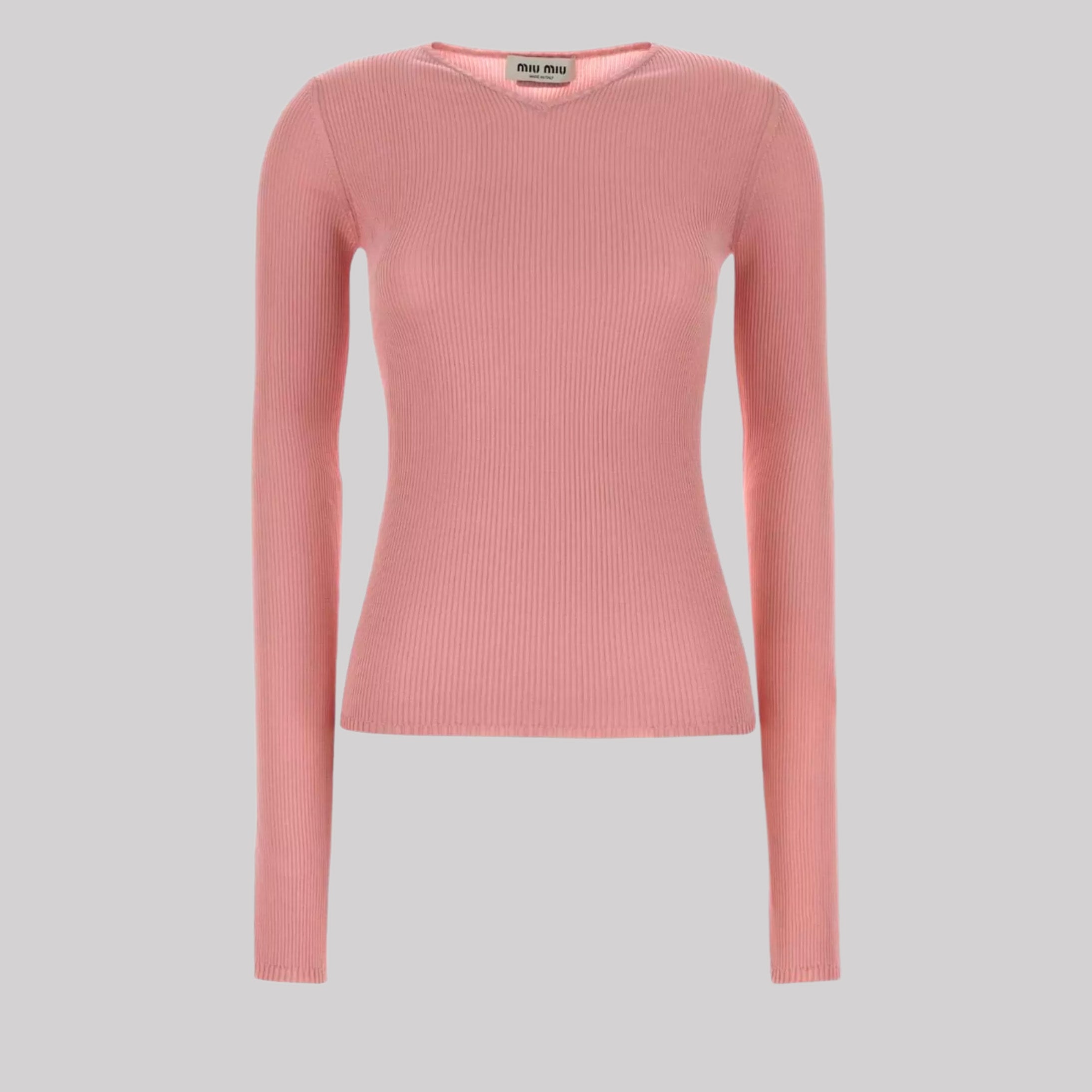 Silk V-Neck Sweater
