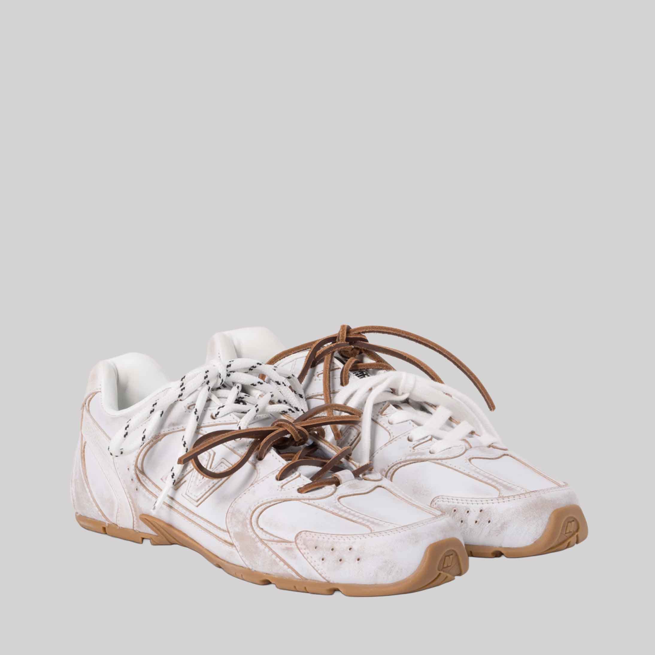 NB X Miu Miu 530 SL leather sneakers
