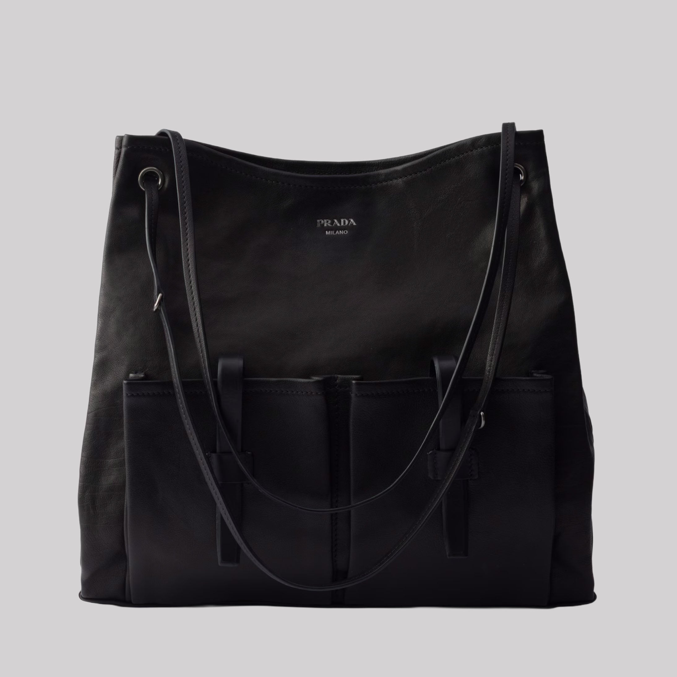 Prada Route Large Leather Bag