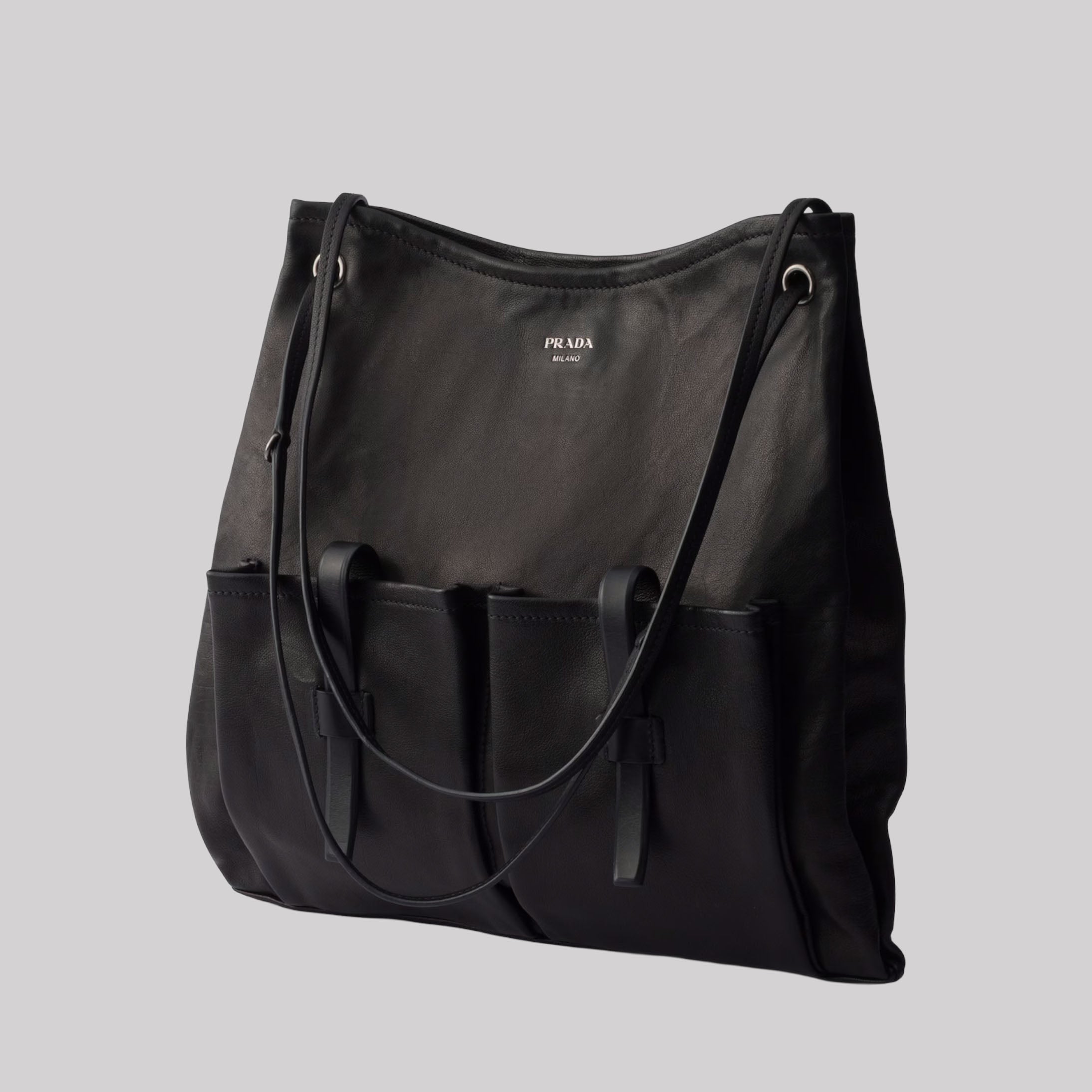 Prada Route Large Leather Bag