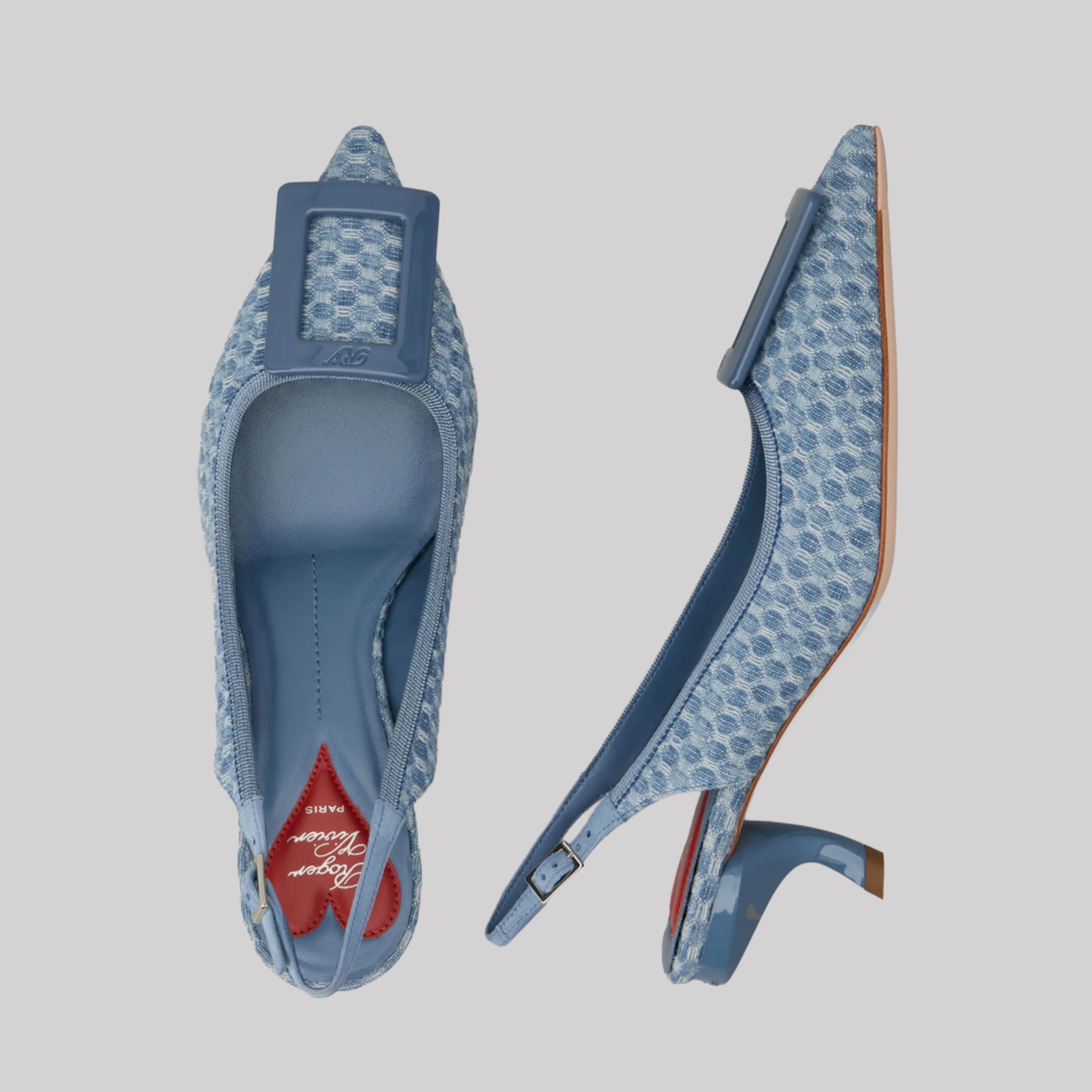 Virgule Bordo Pointed Toe Slingback Pump