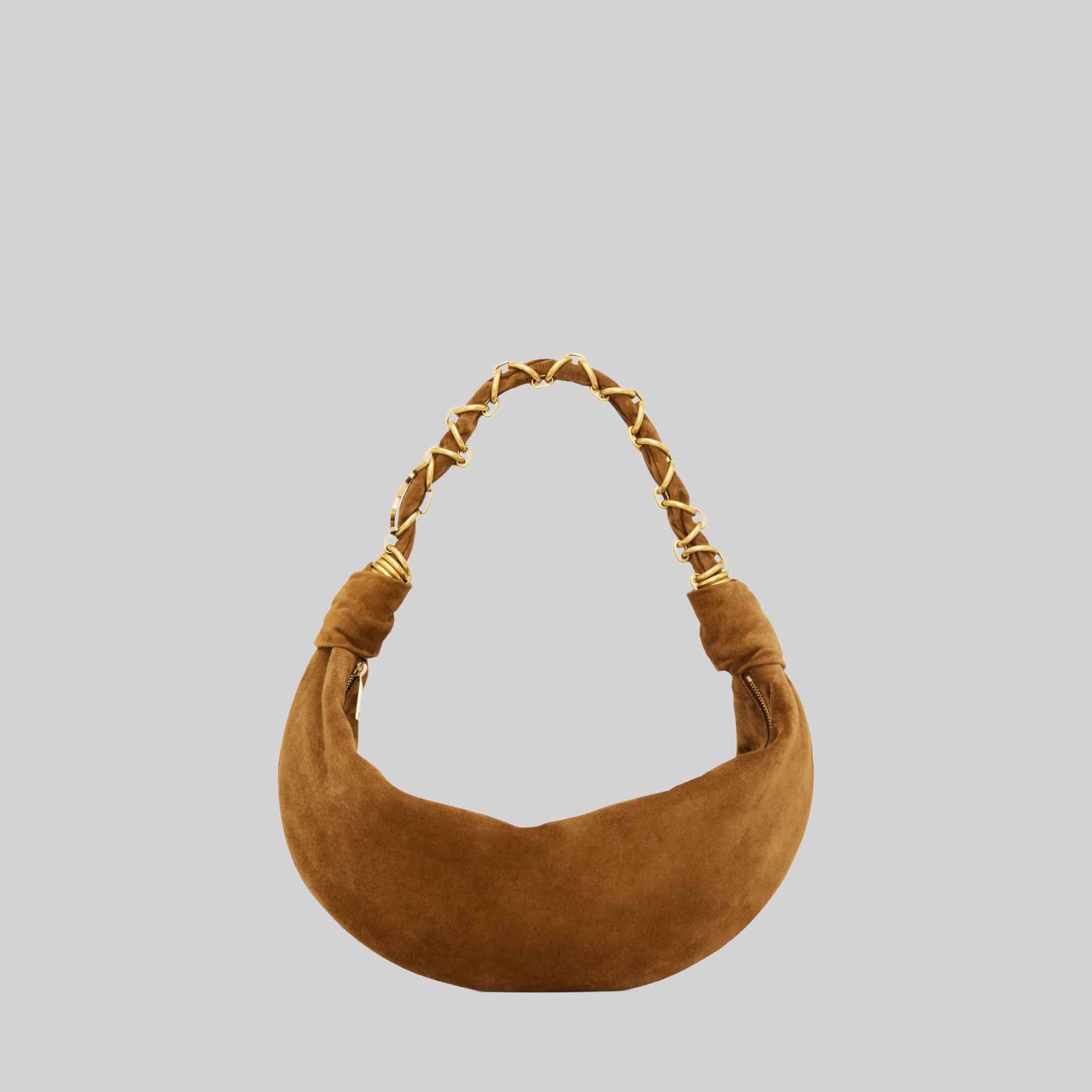 Amalia Small Hobo In Suede