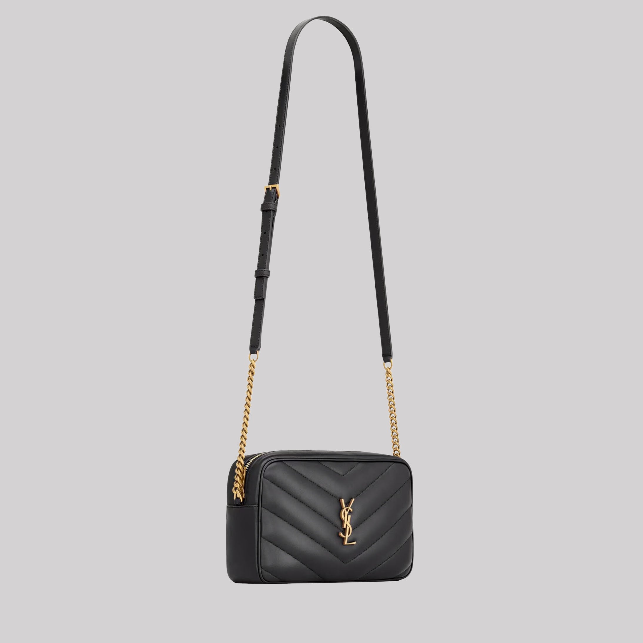Loulou Camera Bag In Matelassé Lambskin