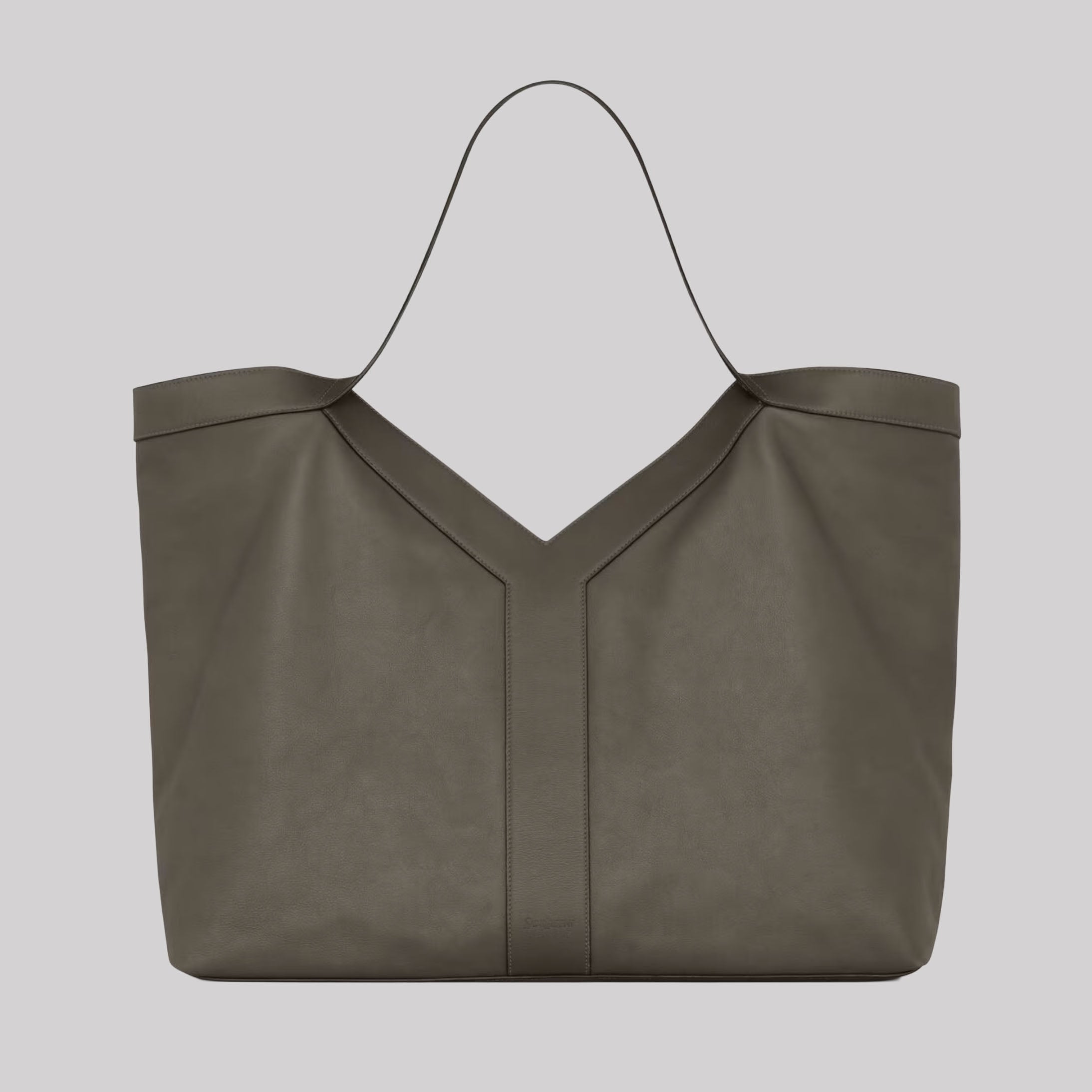 Y Large Tote In Smooth Leather