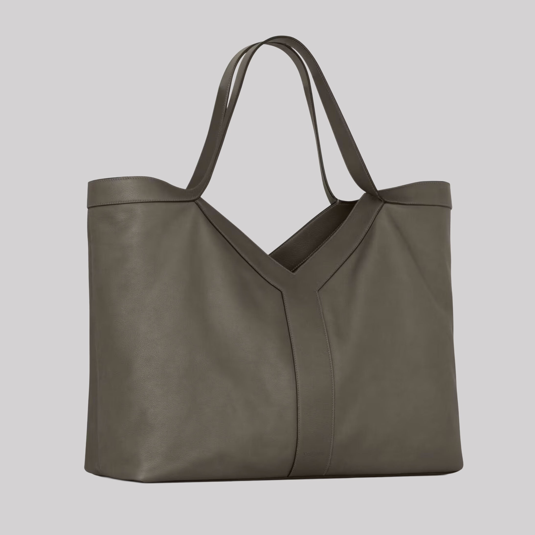 Y Large Tote In Smooth Leather
