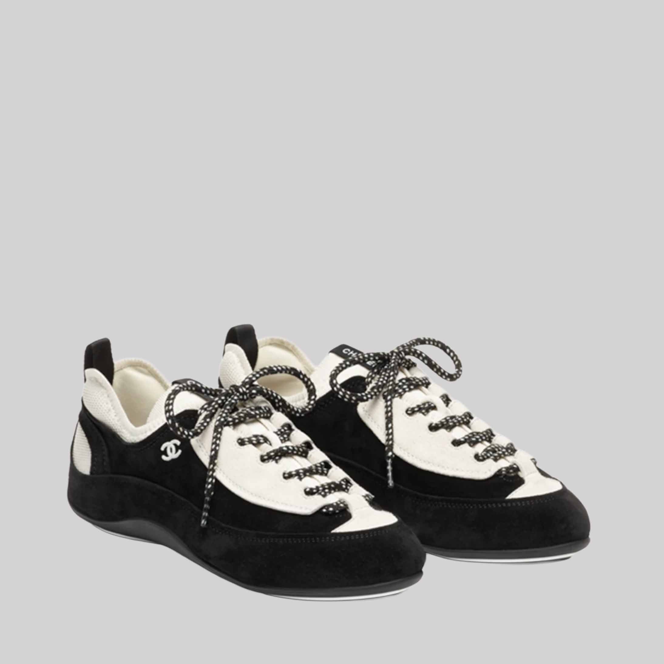 Sneakers Velvet Calfskin & Mixed Fibers