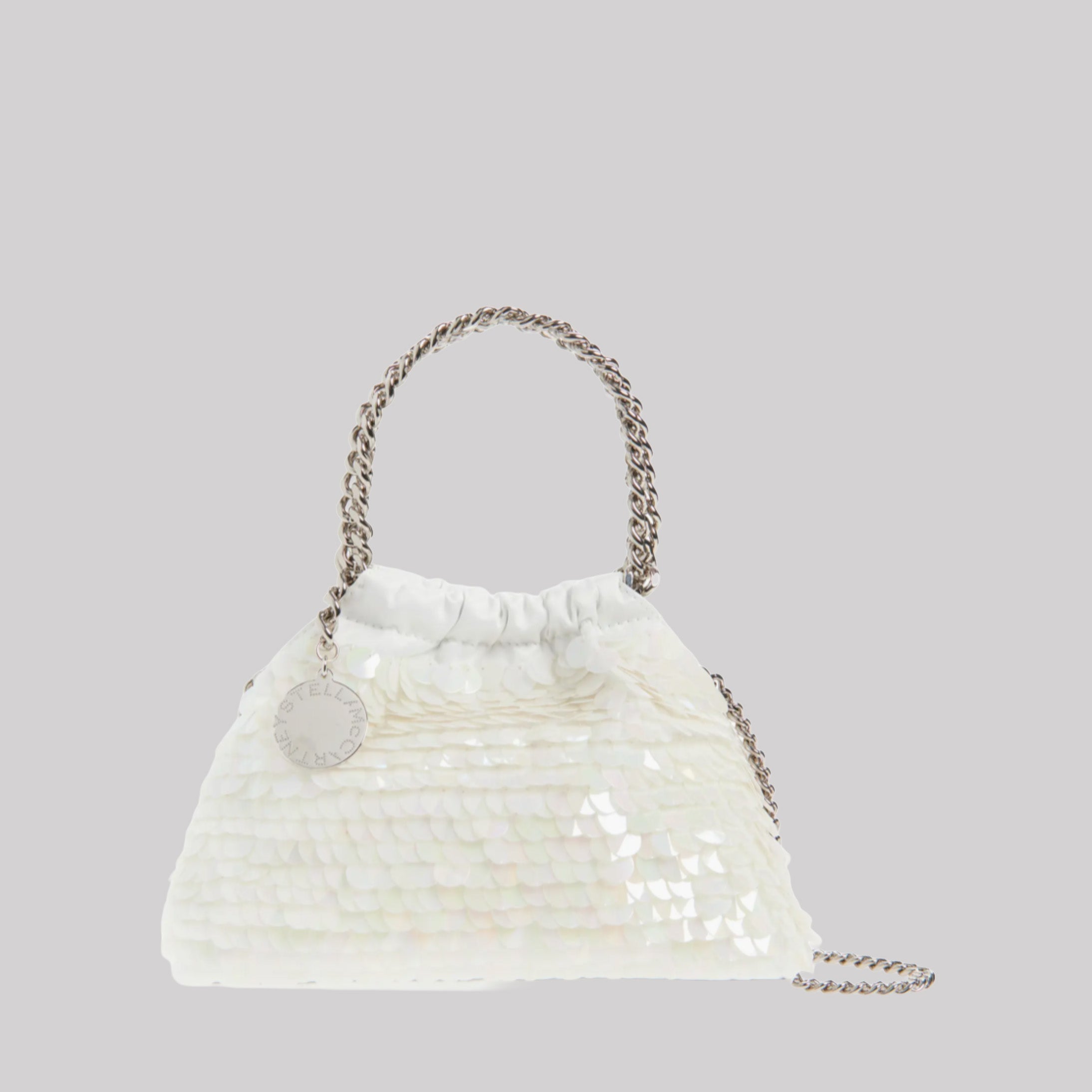 Mini Falabella Sequin Drawstring Bag