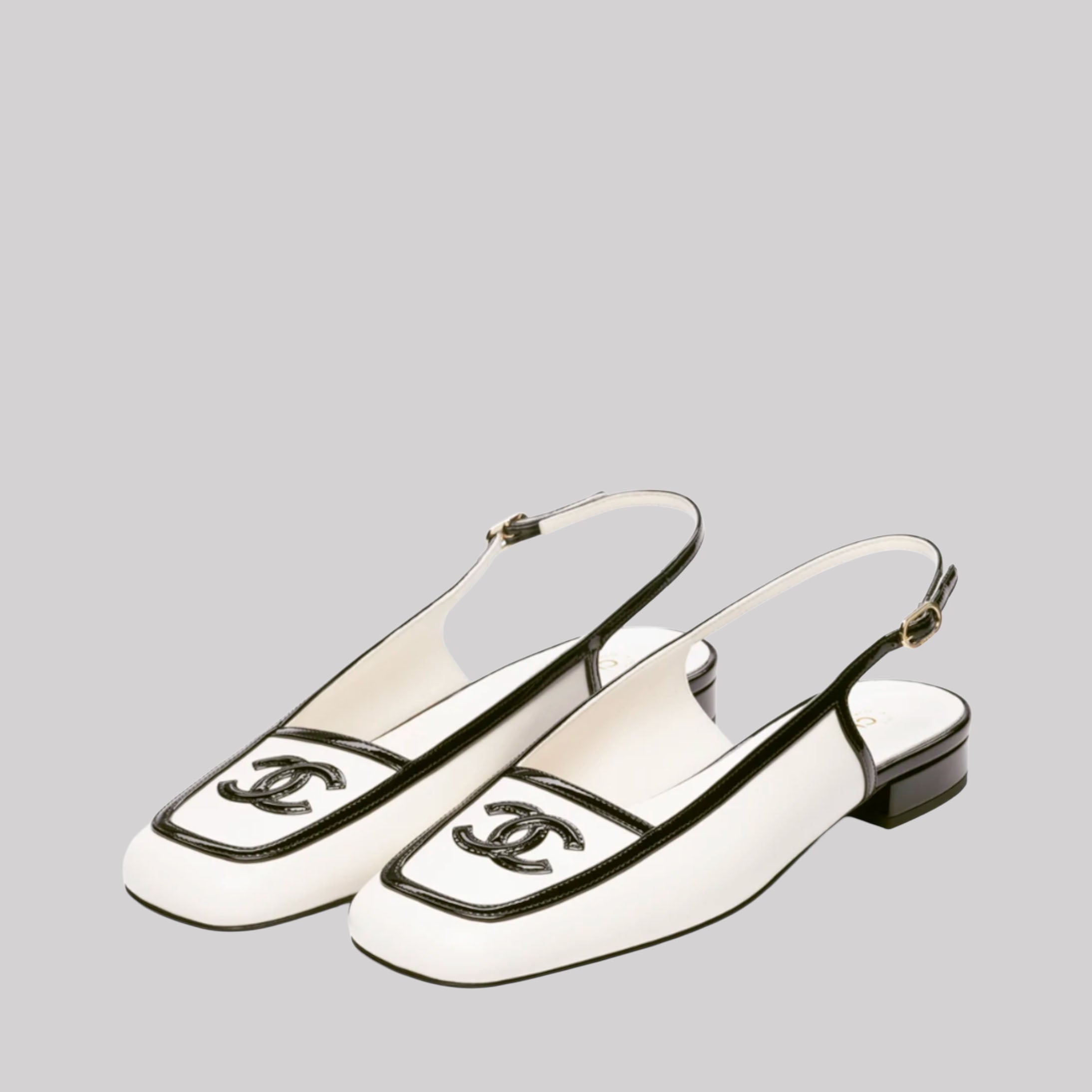 Slingbacks Lambskin & Patent Calfskin