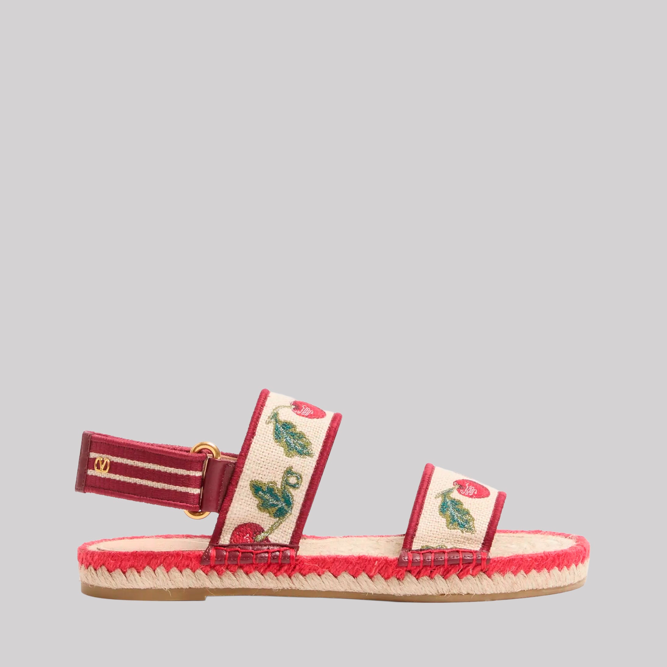 Bribri Sandal with Cherryfic Embroidery