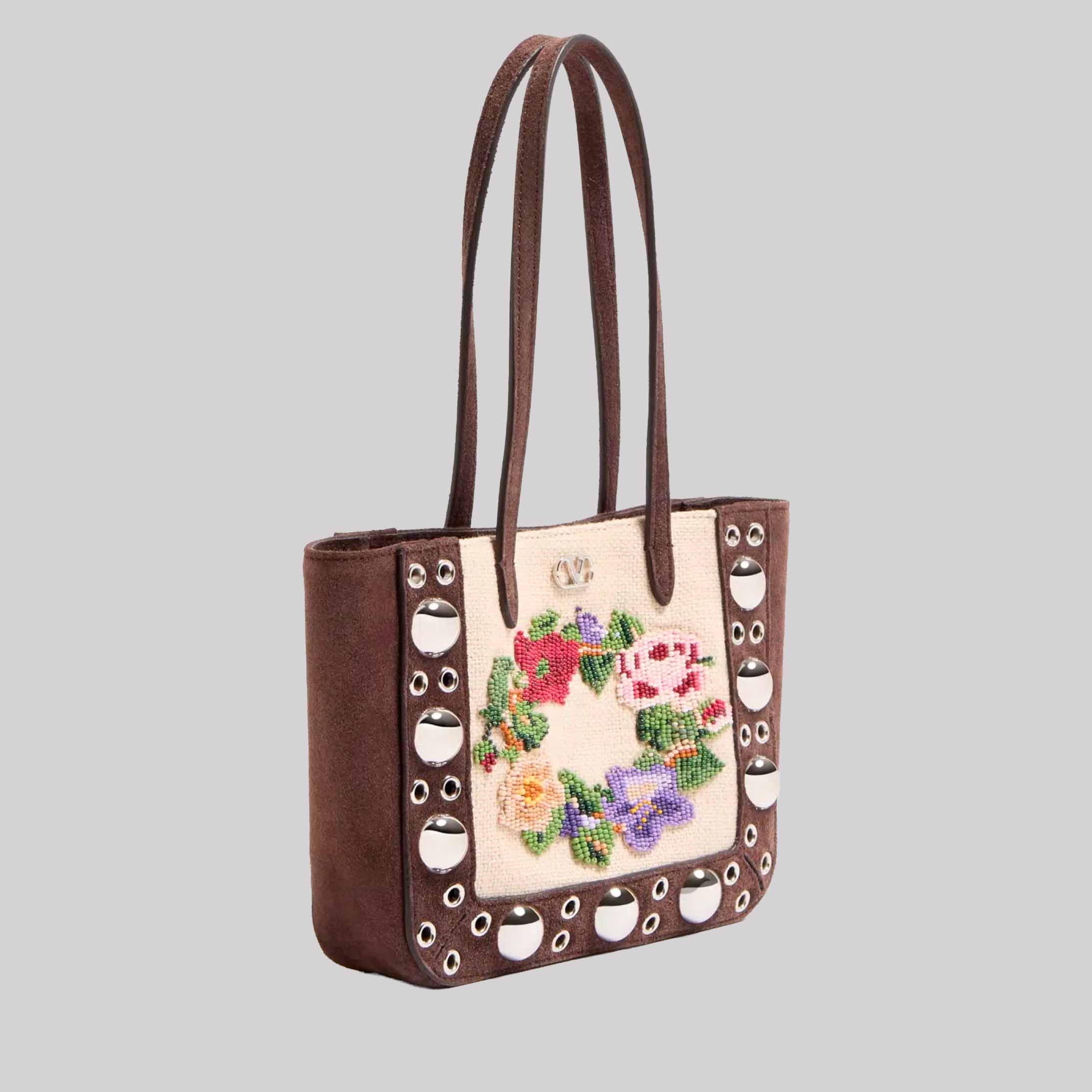 Nellcôte Mini Embroidered Shopping Bag