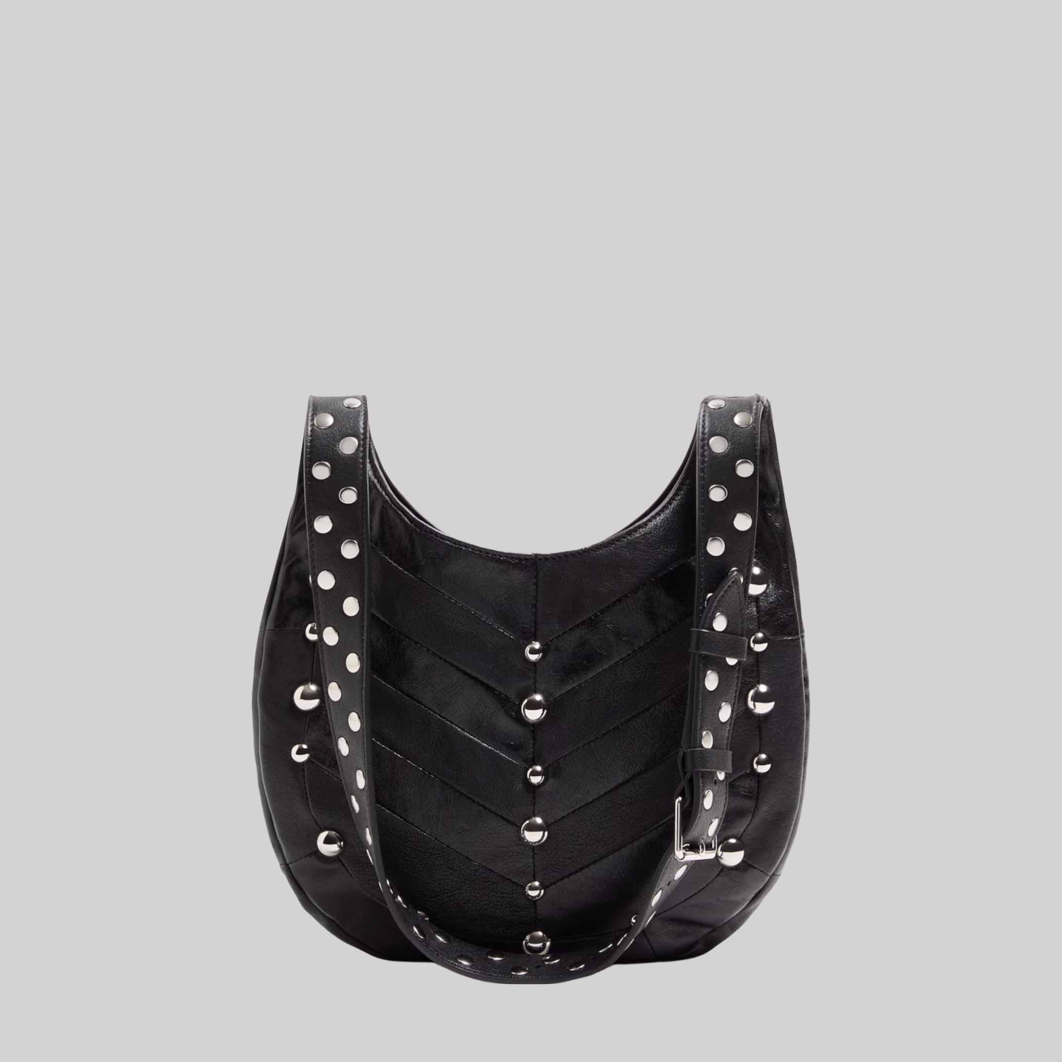 Small Leather Hoboho Shoulder Bag