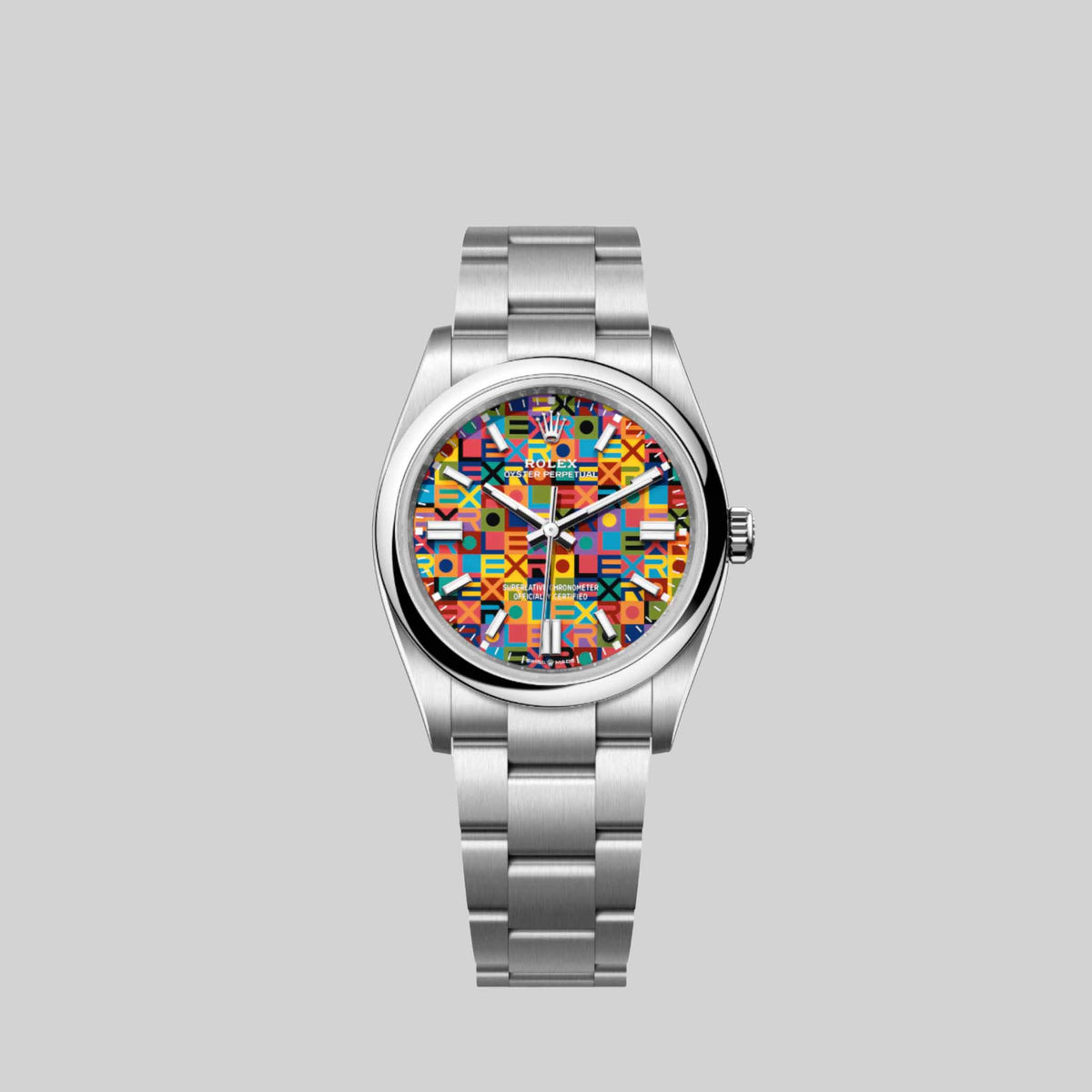 Oyster Perpetual 36 mm, multicolor, Jubilee Motif