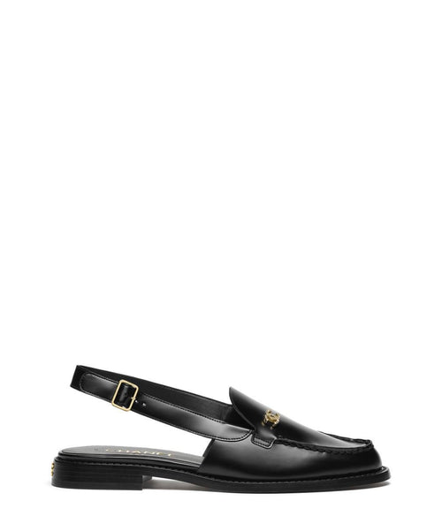 Chanel Slingback loafer black