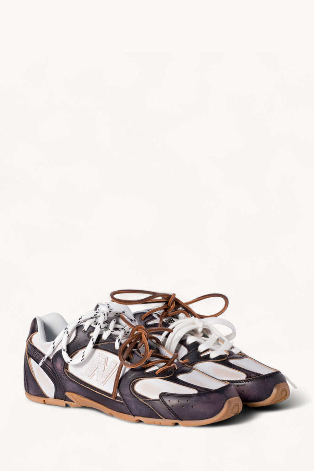 New Balance X Miu Miu 530 Sl Deco' Calf Leather Sneakers