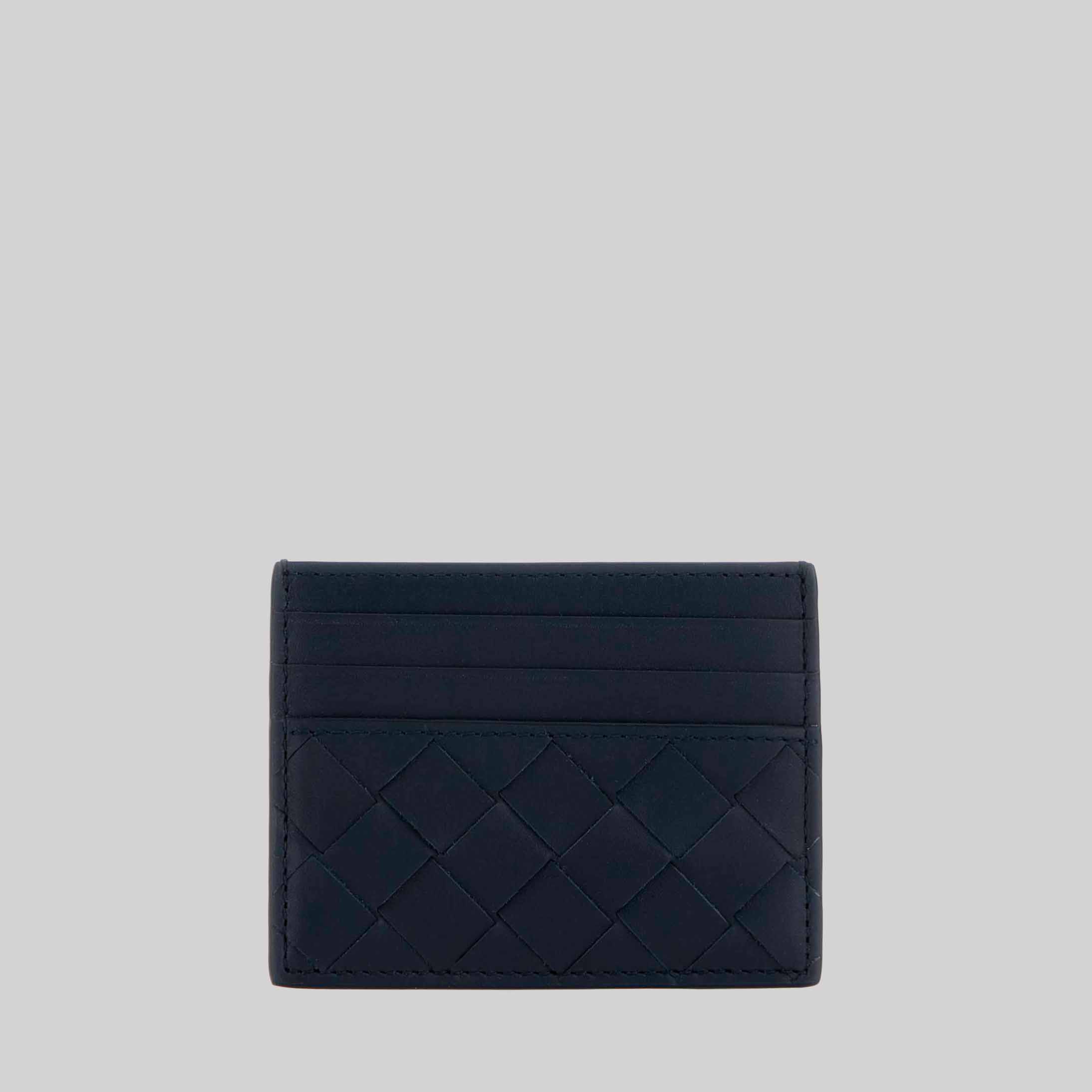 Two-Toned Intrecciato Card Holder