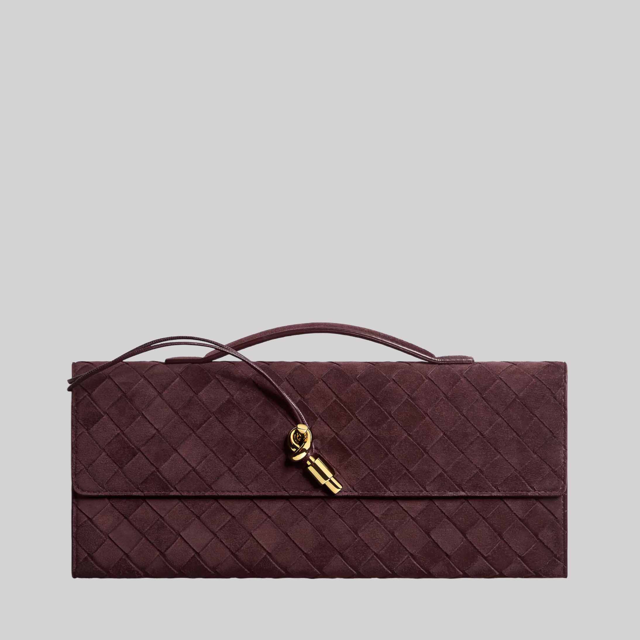 Andiamo Clutch in Suede