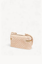 Bang Bang Intrecciato Suede Vanity Case