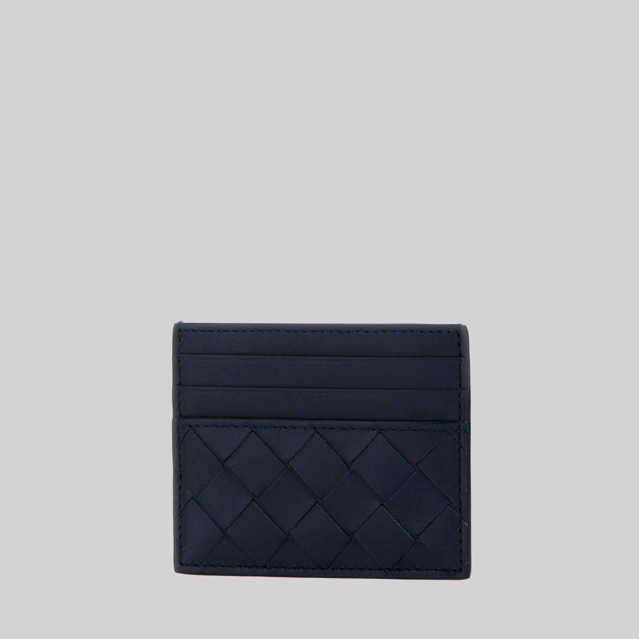 Two-Toned Intrecciato Card Holder