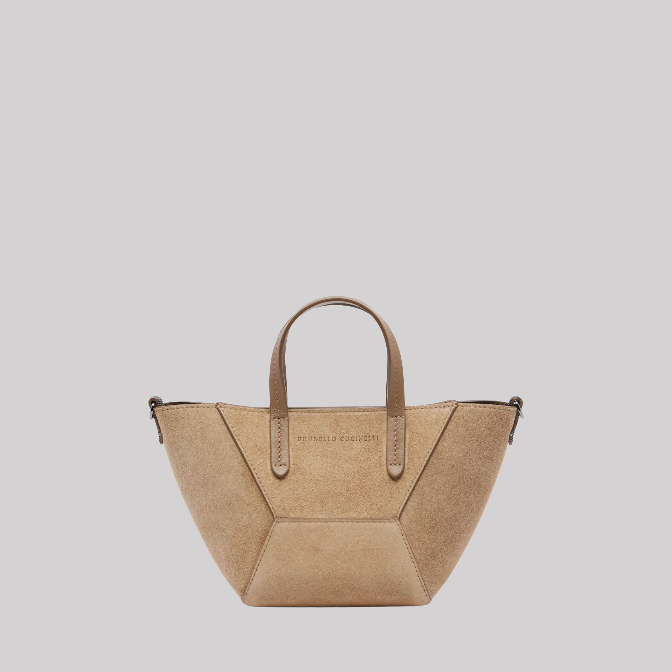 BC Duo Mini Bag In Suede With Monili
